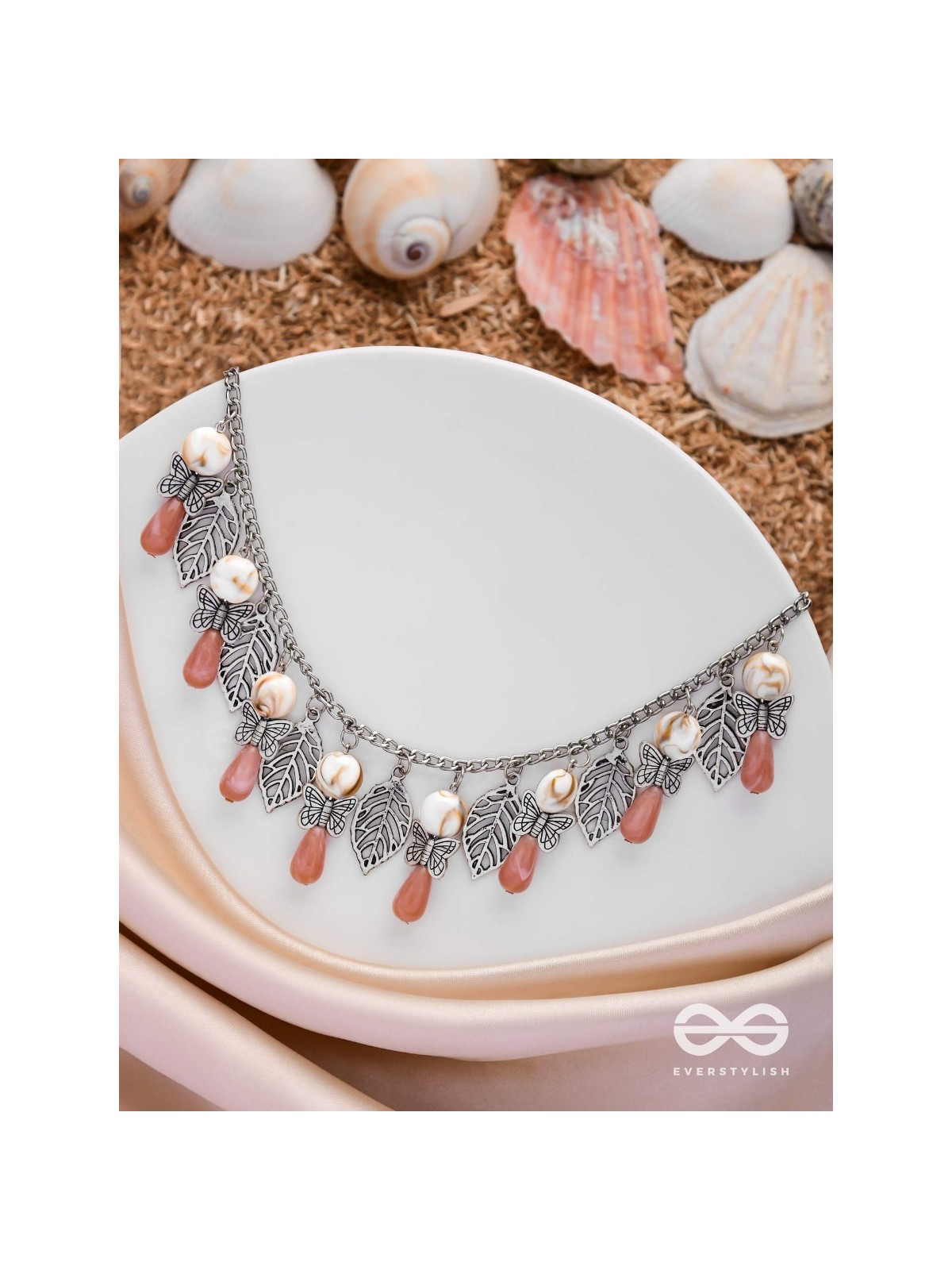 BUTTERFLY GROOVES - STATEMENT SILVER NECKPIECE