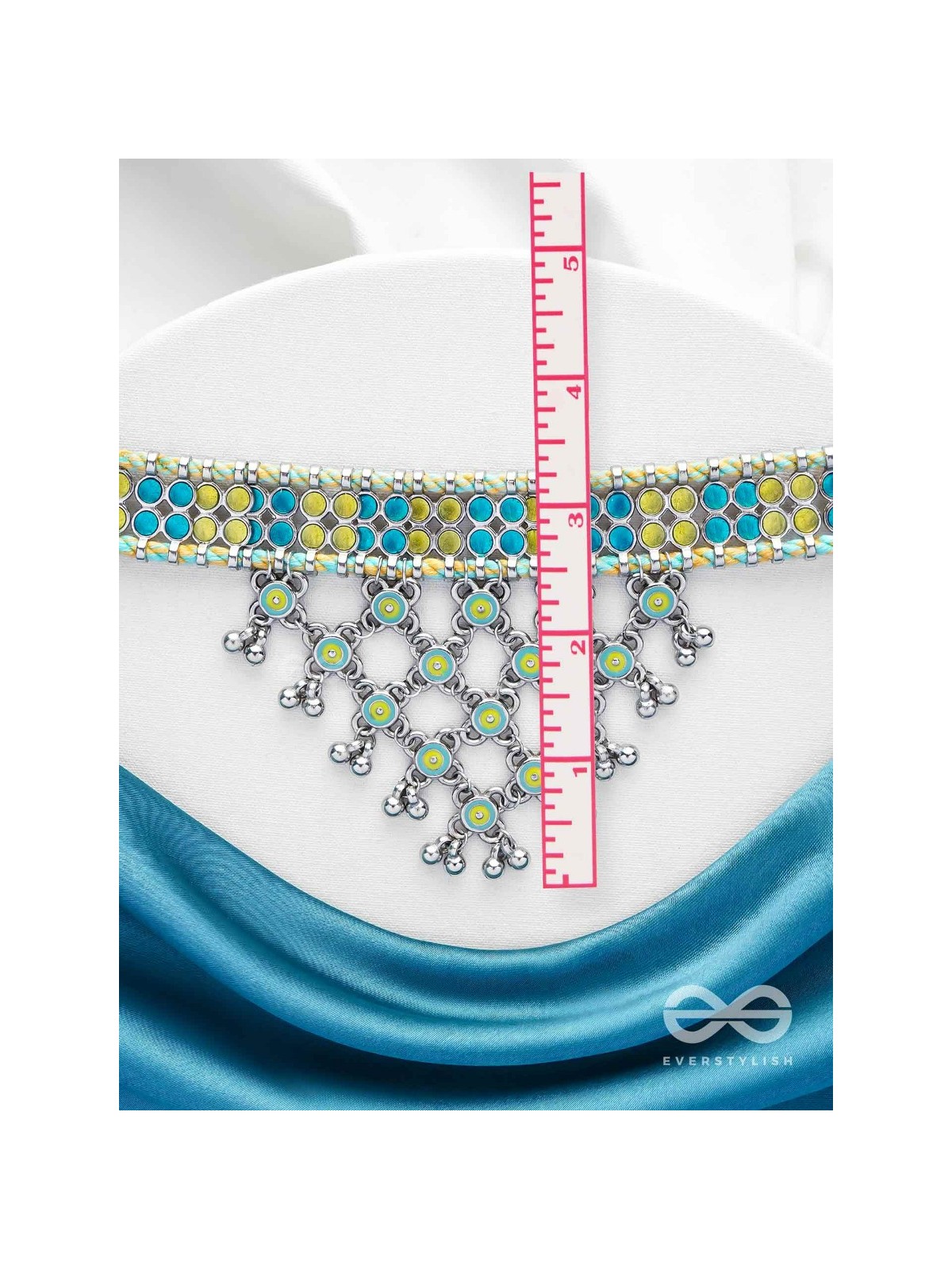 The Celestial Breeze - Statement Oxidised Neckpiece