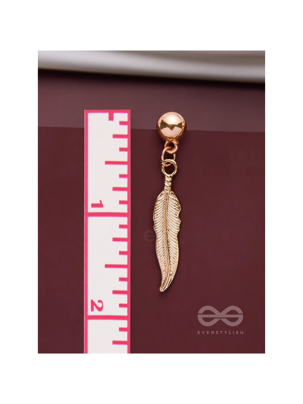 LEAPING LEAVES - GOLDEN DROP EARRINGS