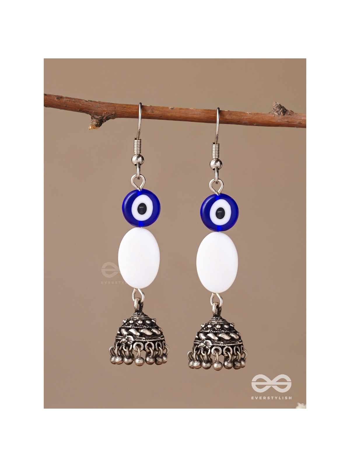 The Miniature Guardian - Oxidised Earrings