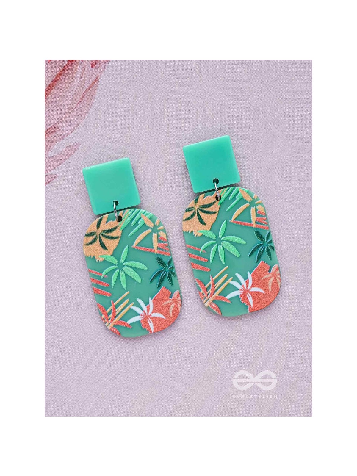 MYSTILEAF MARVELSCAPE - MULTICOLOR ACRYLIC EARRINGS