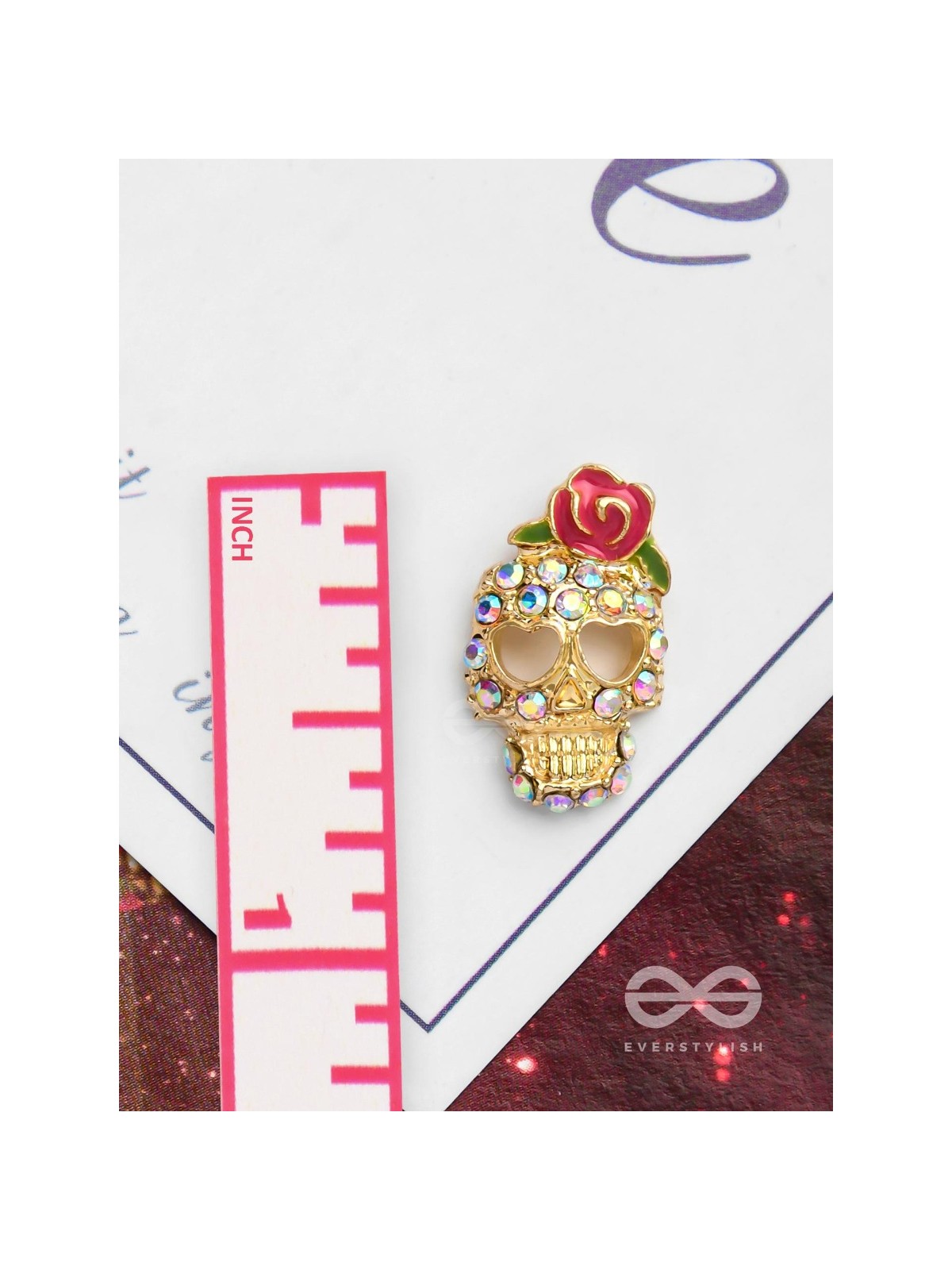 SATAN SUNDAE - GOLDEN EMBELLISHED EARRINGS
