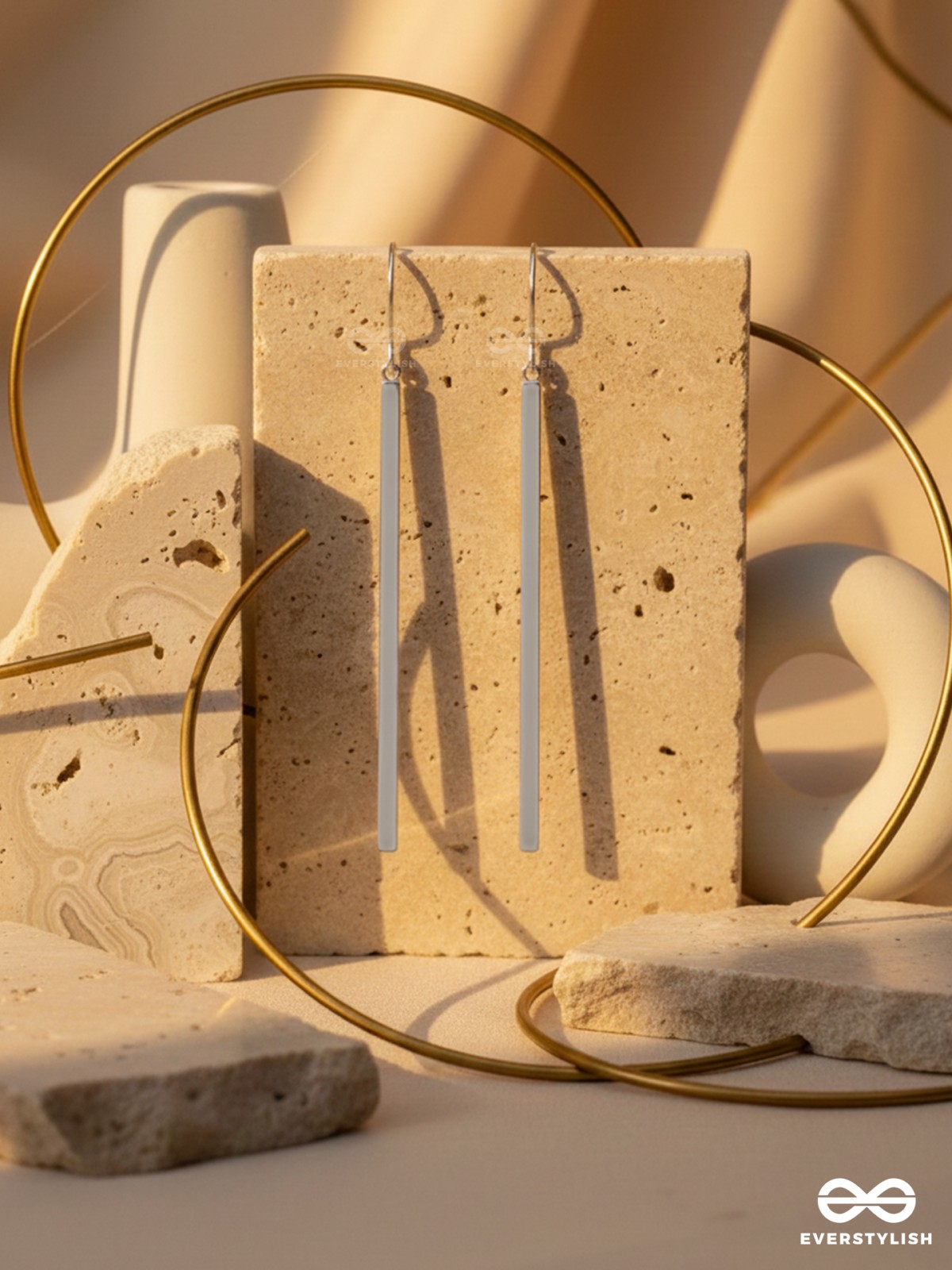 THE LUXURY DIMENSIONS - CLASSIC SILVER EARRINGS