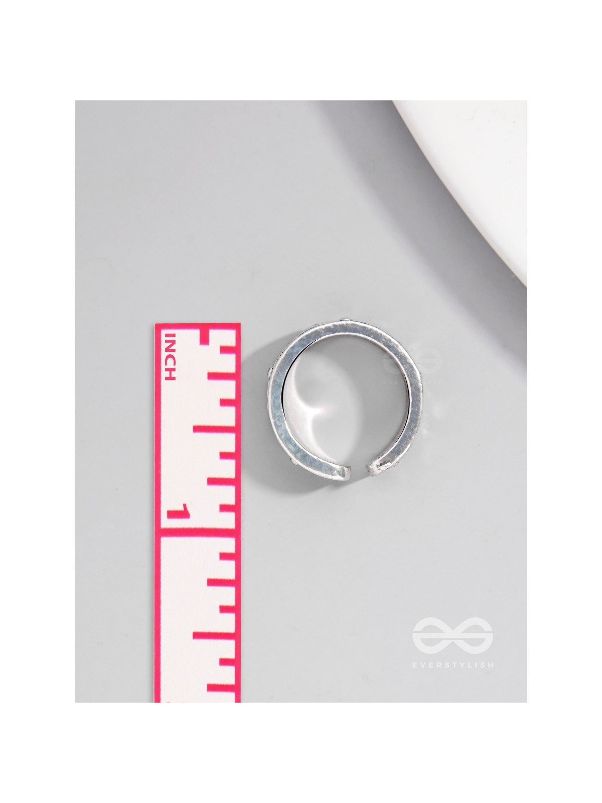 CELESTIAL LEGACY - STATEMENT SILVER RING (ADJUSTABLE)