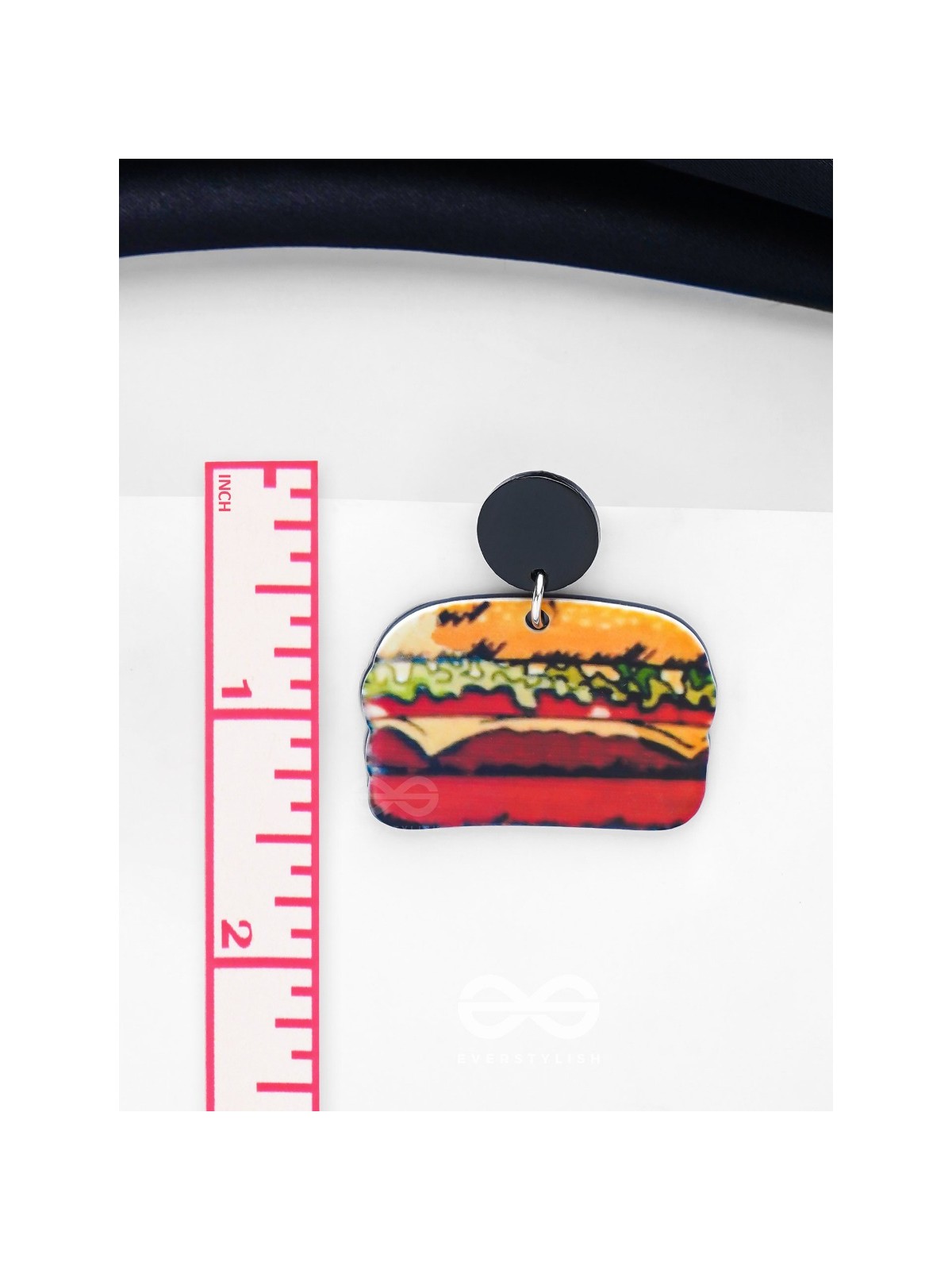 THE BUNBELIEVABLE BITE - STATEMENT ACRYLIC EARRINGS