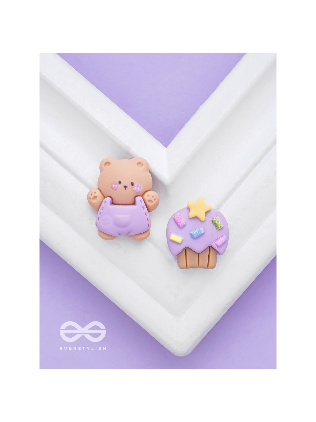 SUGARHUG & SNUGGLES - MISMATCHED ACRYLIC EARRINGS