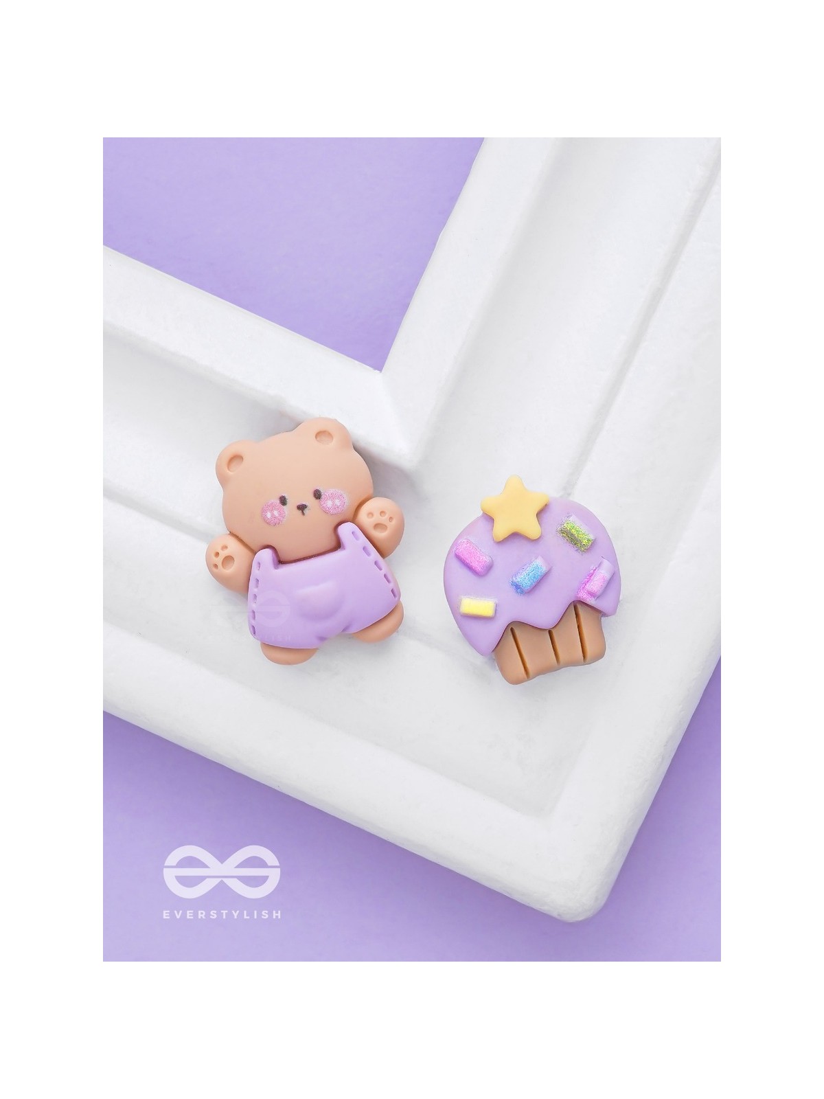 SUGARHUG & SNUGGLES - MISMATCHED ACRYLIC EARRINGS