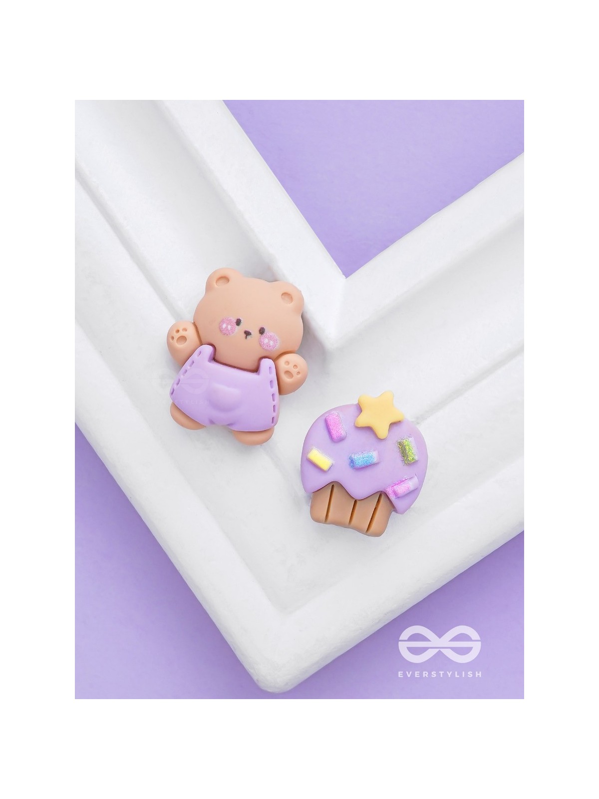 SUGARHUG & SNUGGLES - MISMATCHED ACRYLIC EARRINGS