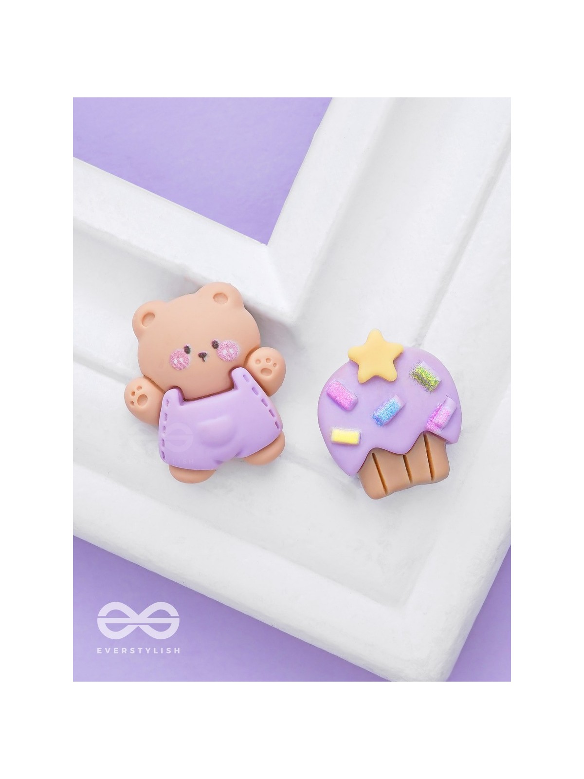 SUGARHUG & SNUGGLES - MISMATCHED ACRYLIC EARRINGS