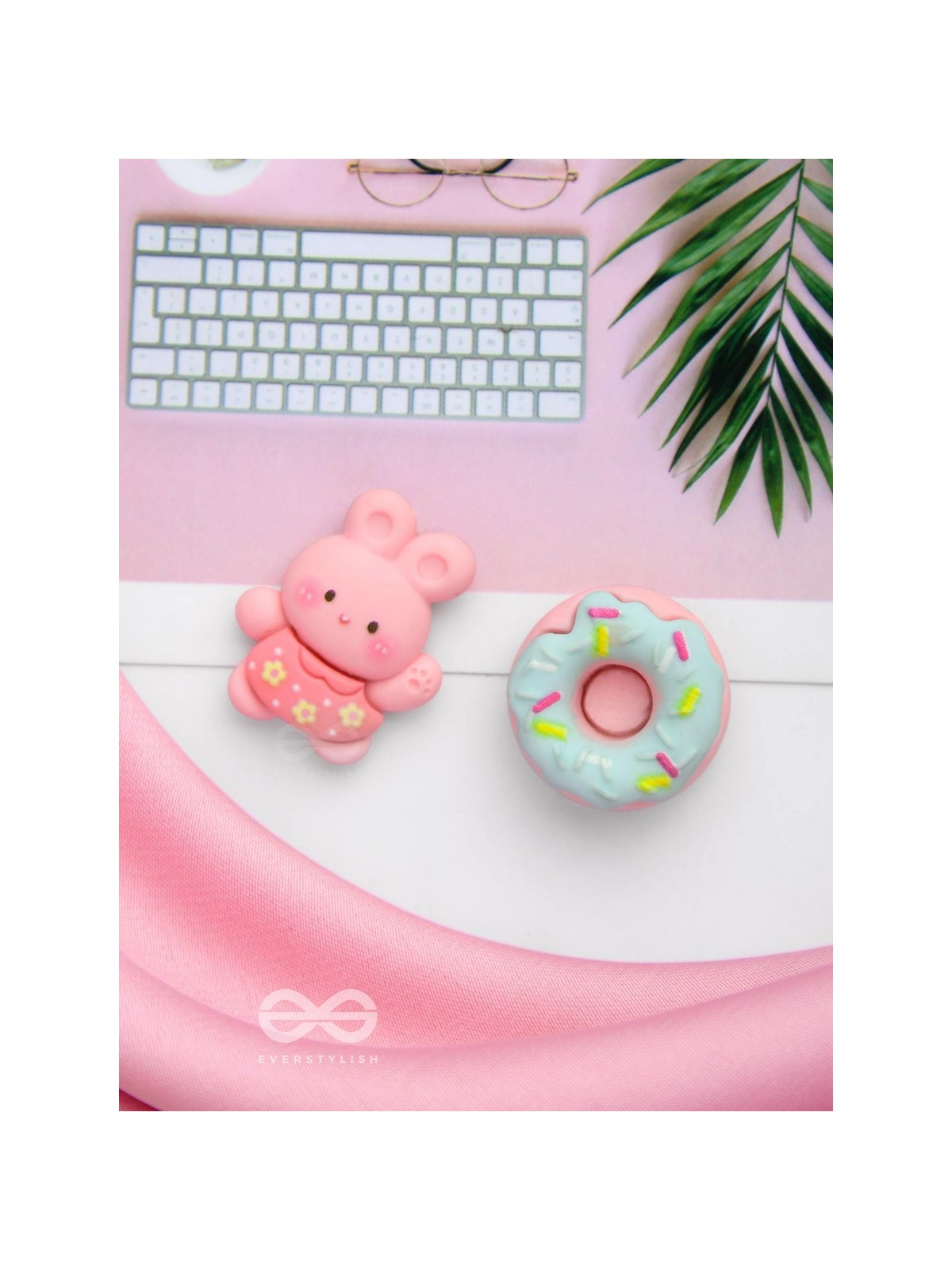 SNUGGLES & SWEETS - MISMATCHED ACRYLIC EARRINGS