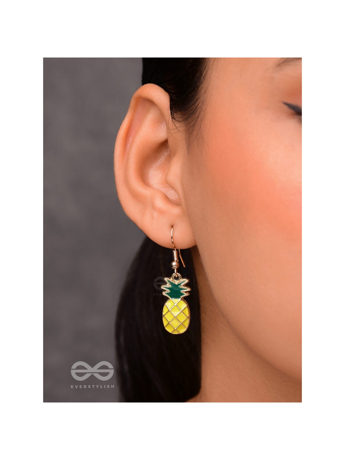 PINEAPPLE POPS - GOLDEN EMBELLISHED EARRINGS