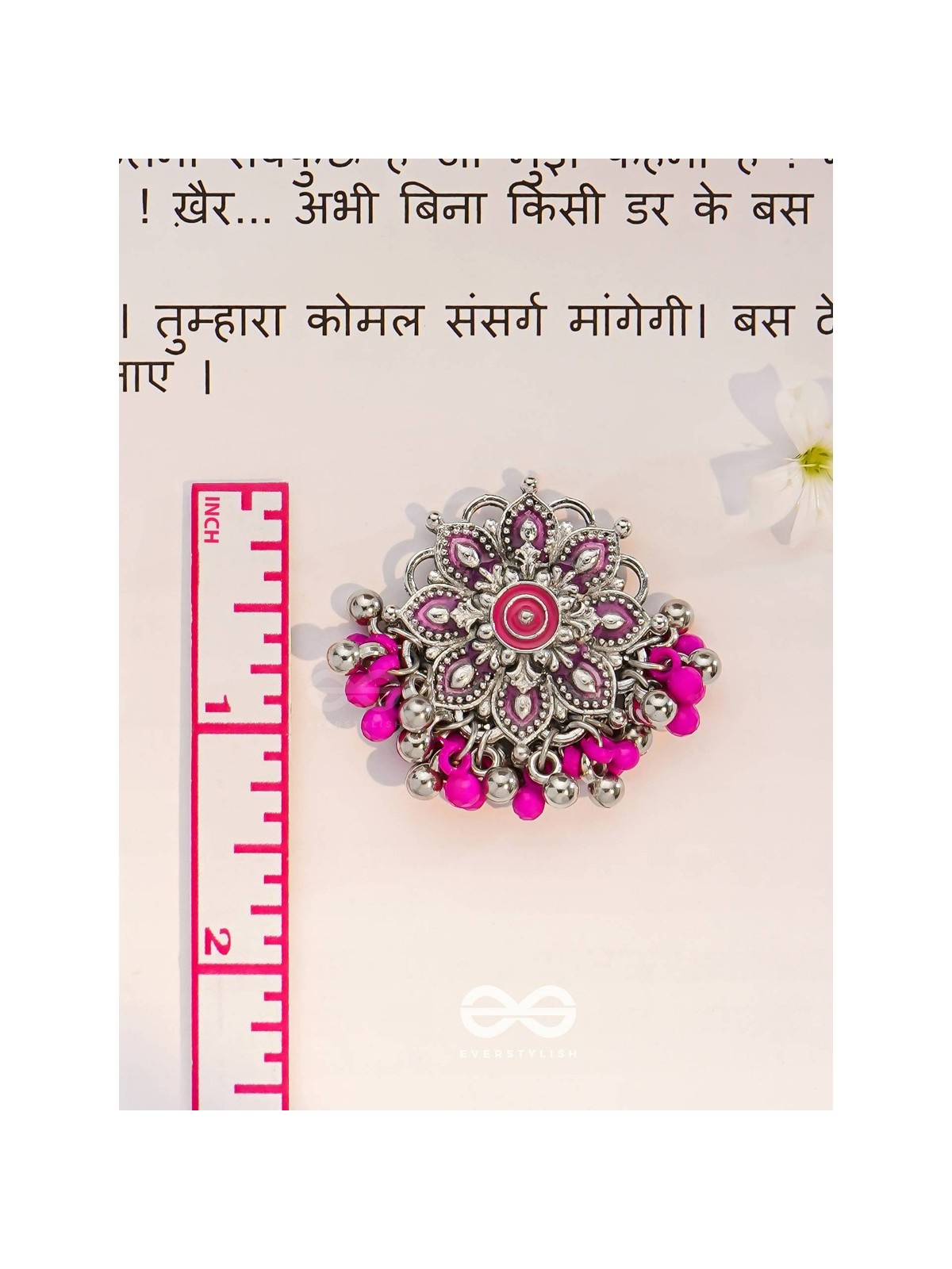 The Blooming Beauties - Enamelled Oxidised Earrings