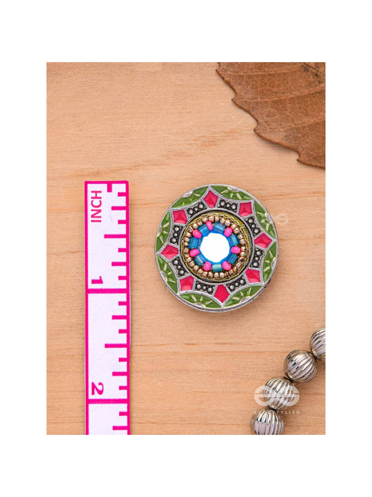 Magic Of Colors - Enamelled Oxidised Earrings