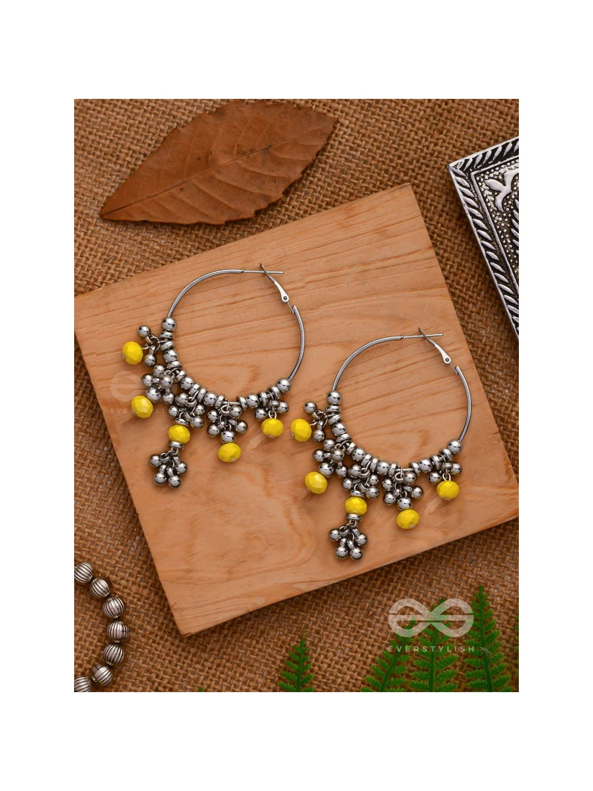 The Marigold Baubles- Silver Hoop Earrings