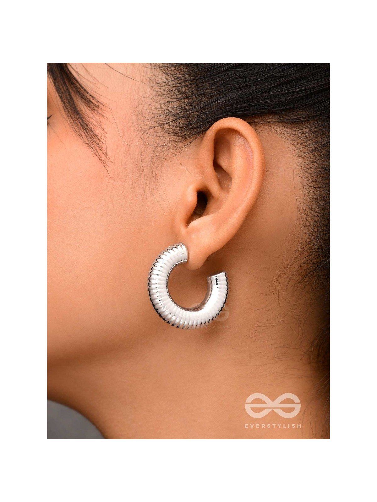 Sunlit Harmony - Statement Silver Earrings