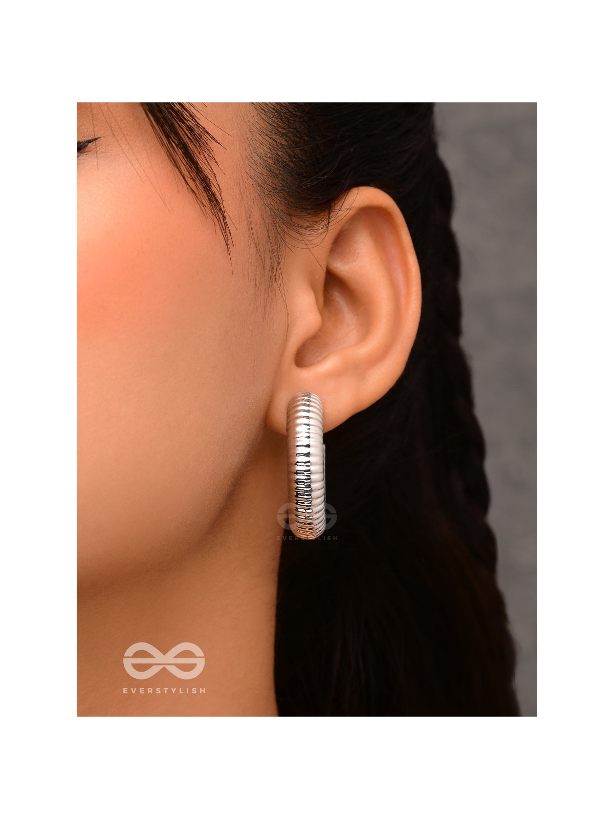 Sunlit Harmony - Statement Silver Earrings