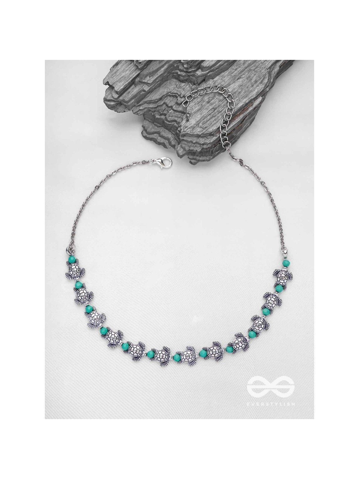 Turtle's Treasure Trove - Casual Oxidised Neckpiece