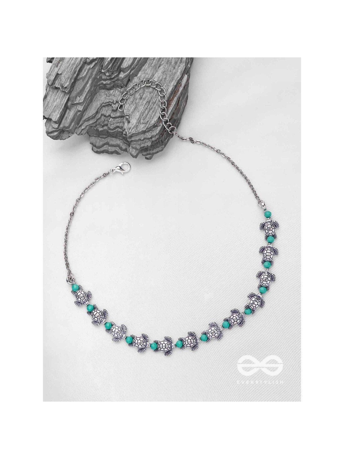 Turtle's Treasure Trove - Casual Oxidised Neckpiece