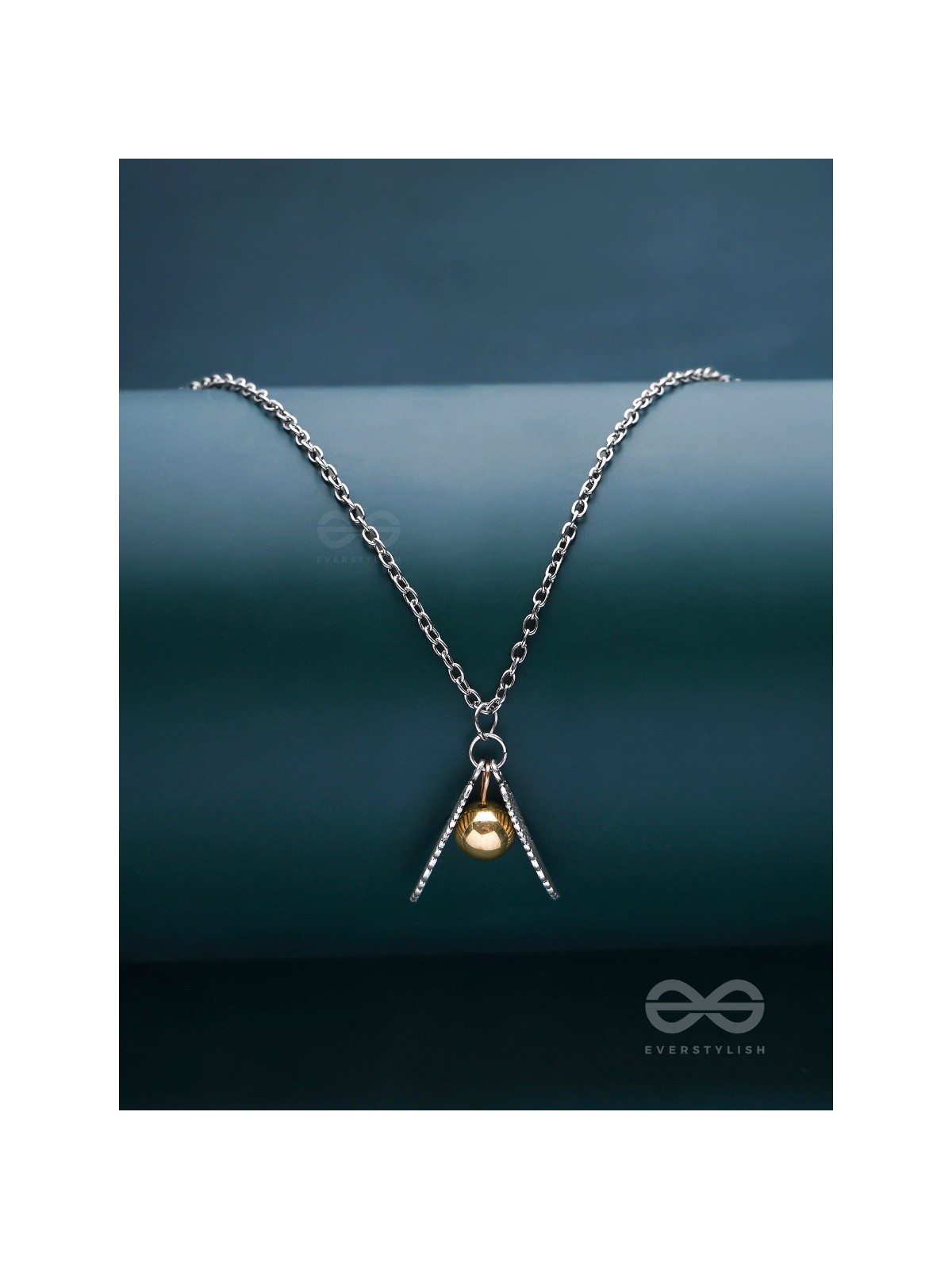 Resting Quidditch - Statement Silver Pendant