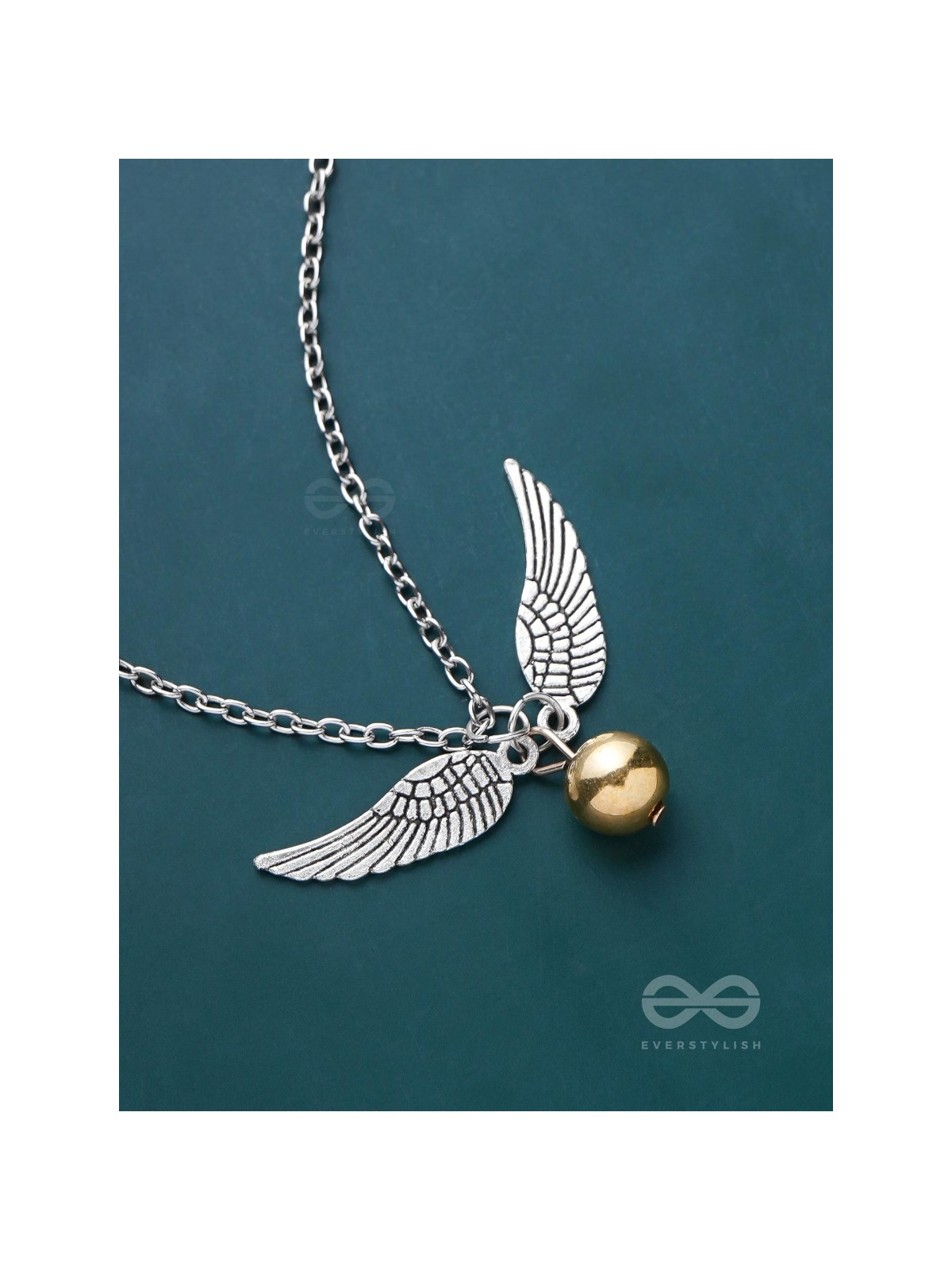 Resting Quidditch - Statement Silver Pendant