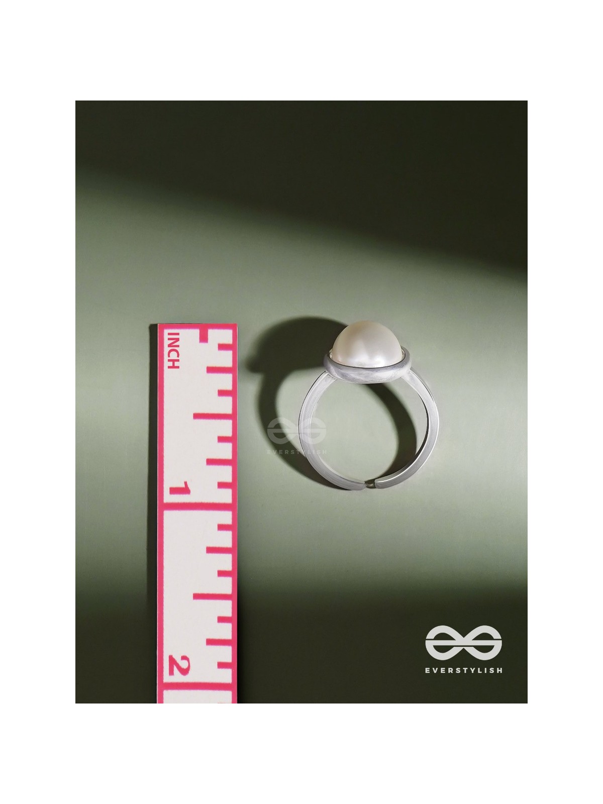 Pixie's Pearl - Statement Pearl Ring (Adjustable)