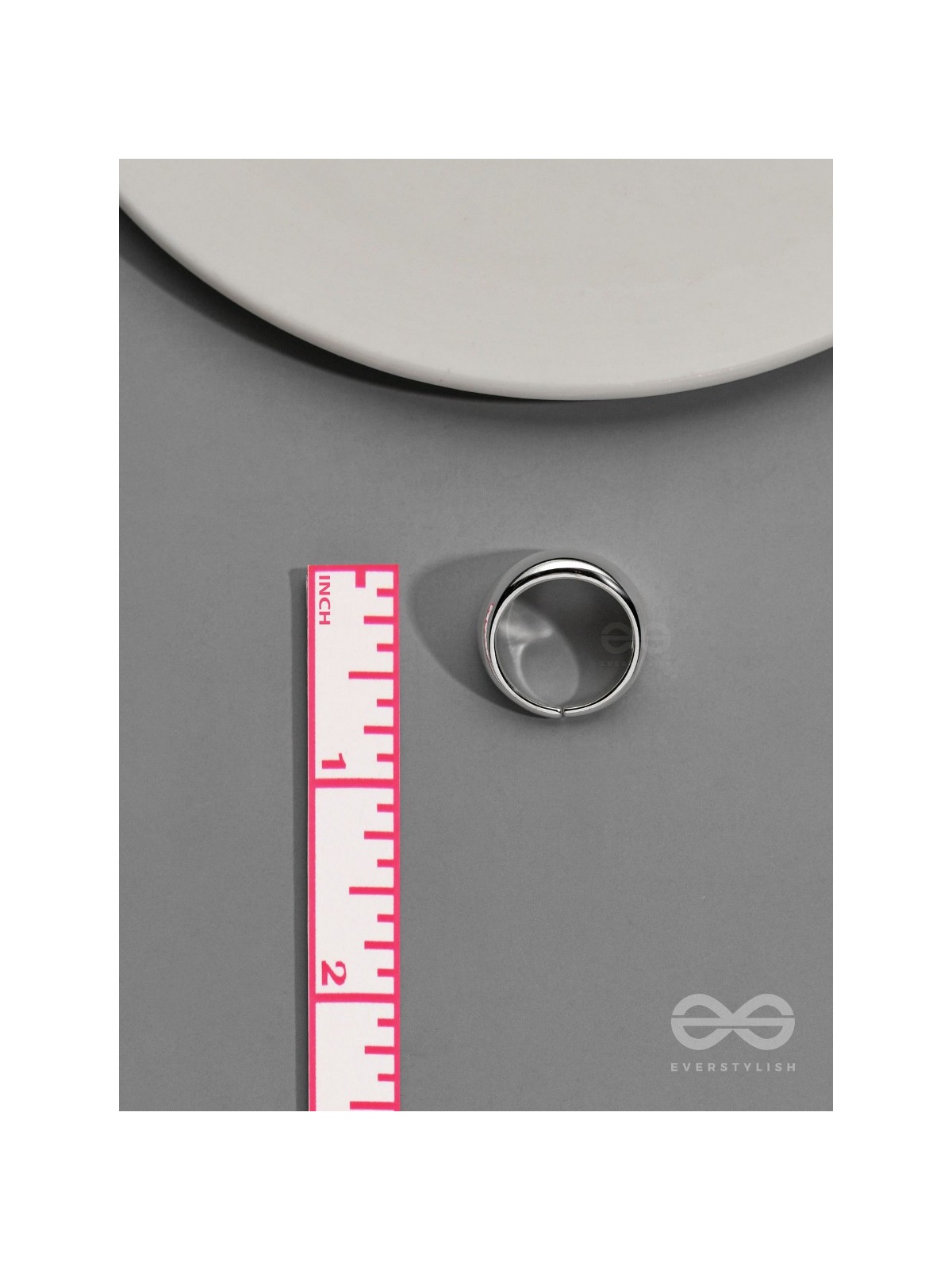 The Silver Stunner- Bold Silver Ring 