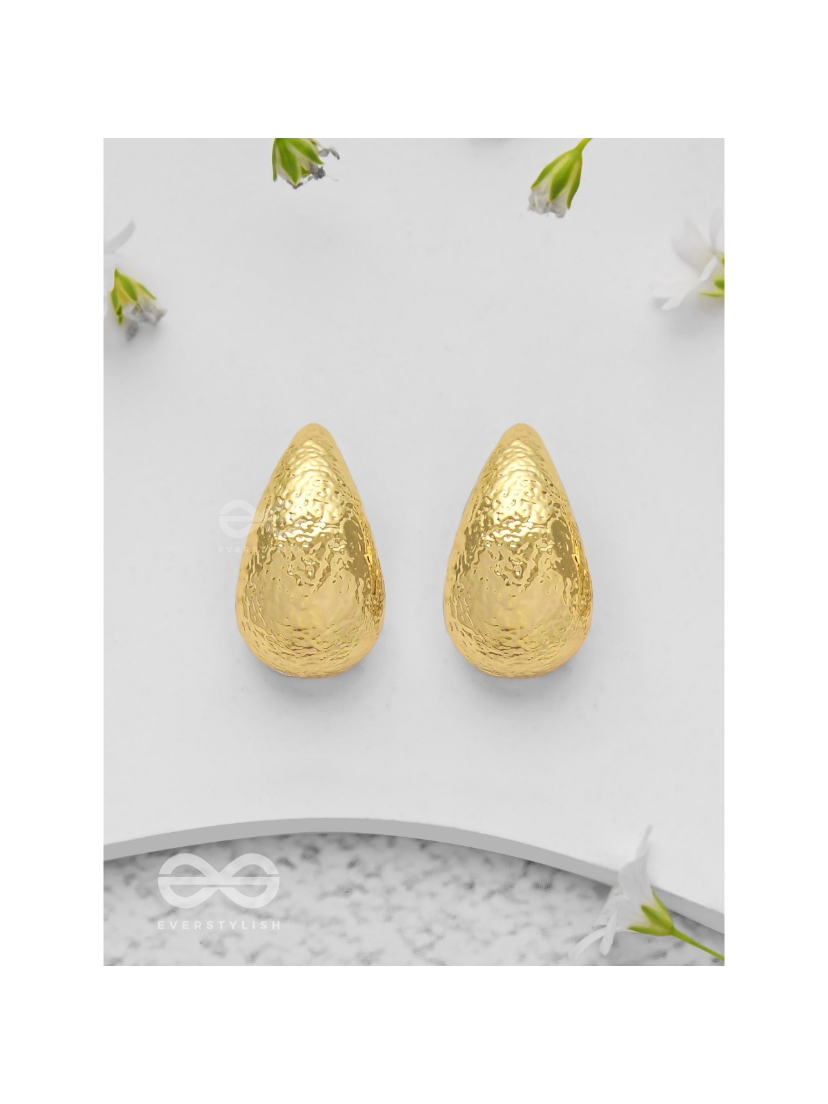 Gilded Illumination - Golden Earrings