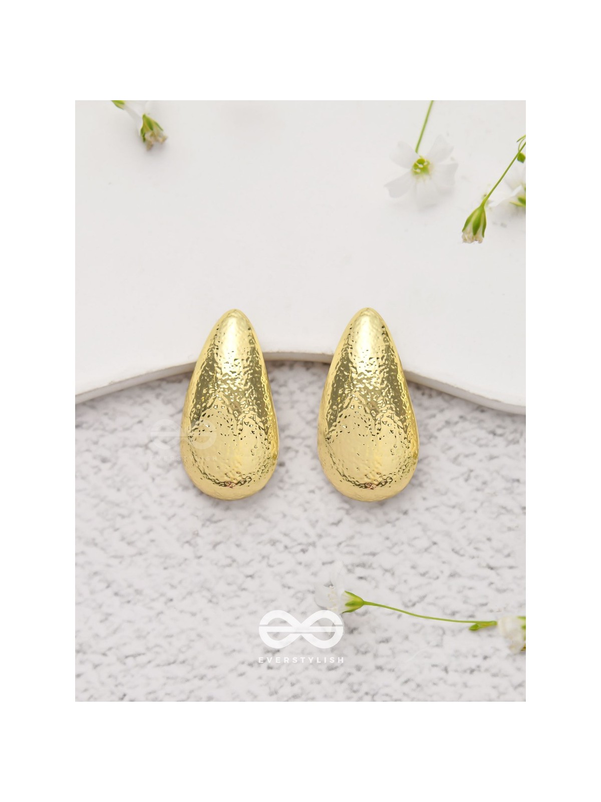 Droplet Delights - Golden Earrings