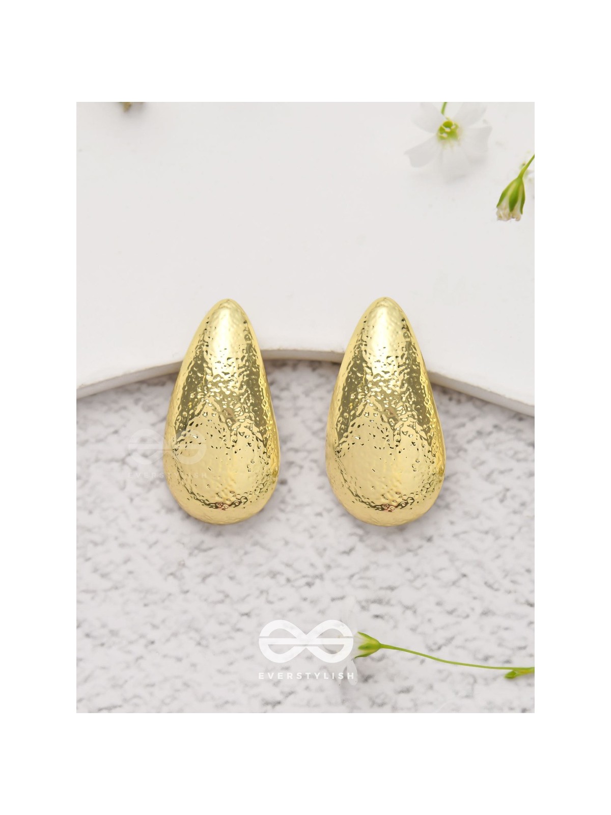 Droplet Delights - Golden Earrings