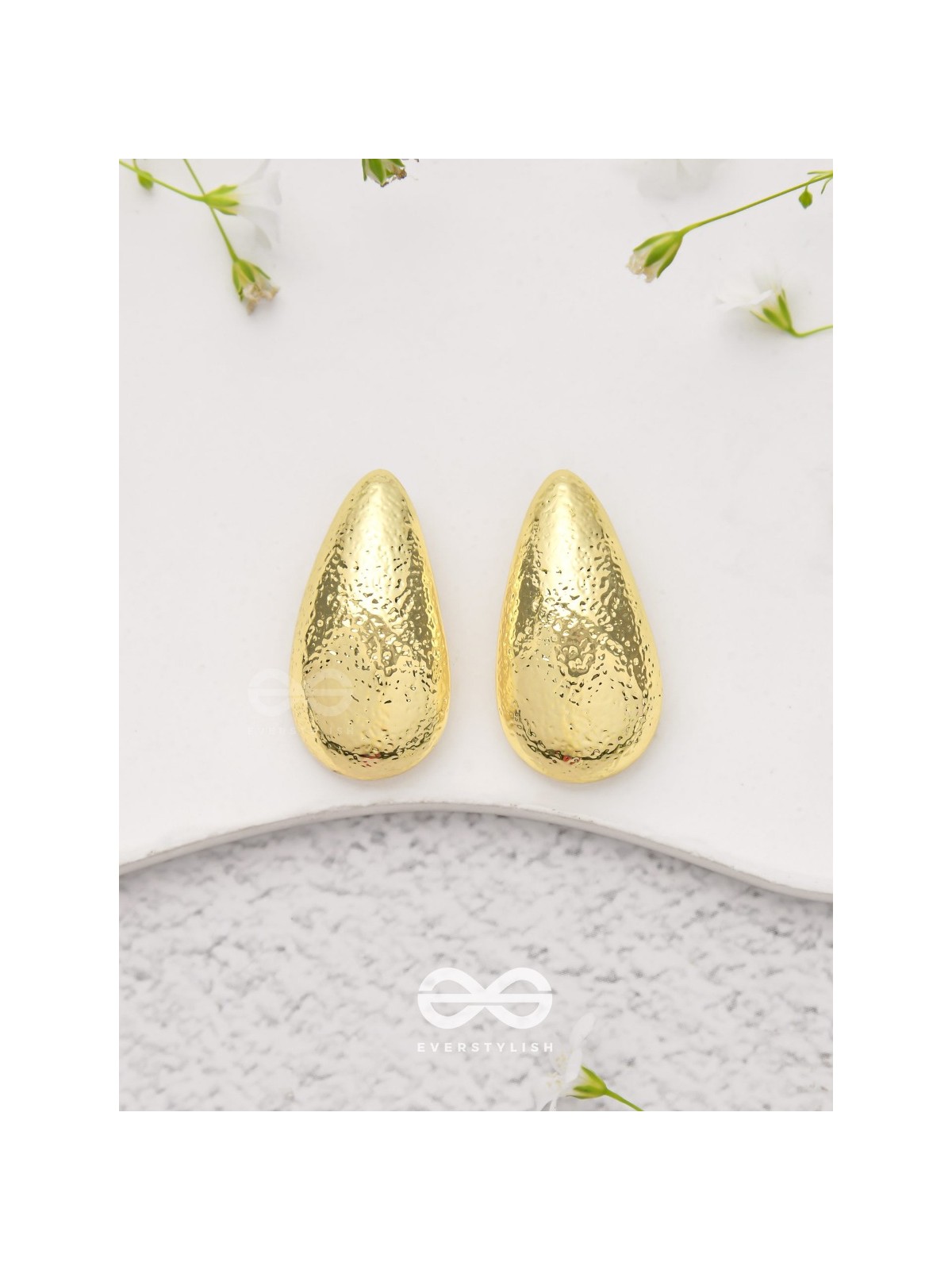 Droplet Delights - Golden Earrings