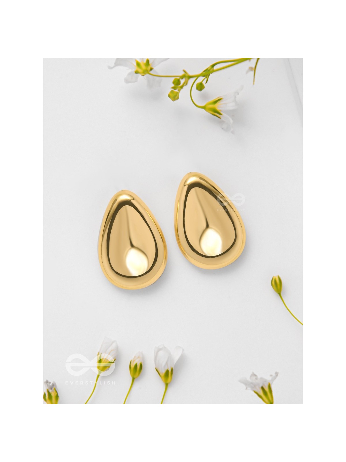 Medusa's Tears - Golden Ear Studs