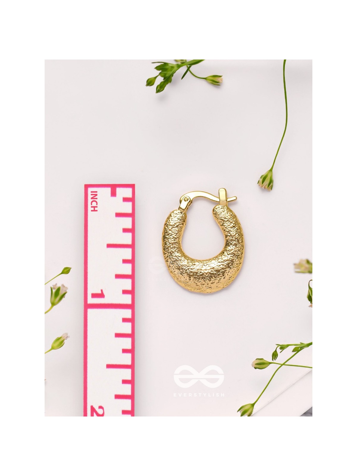 Glittering Halos - Golden Earrings