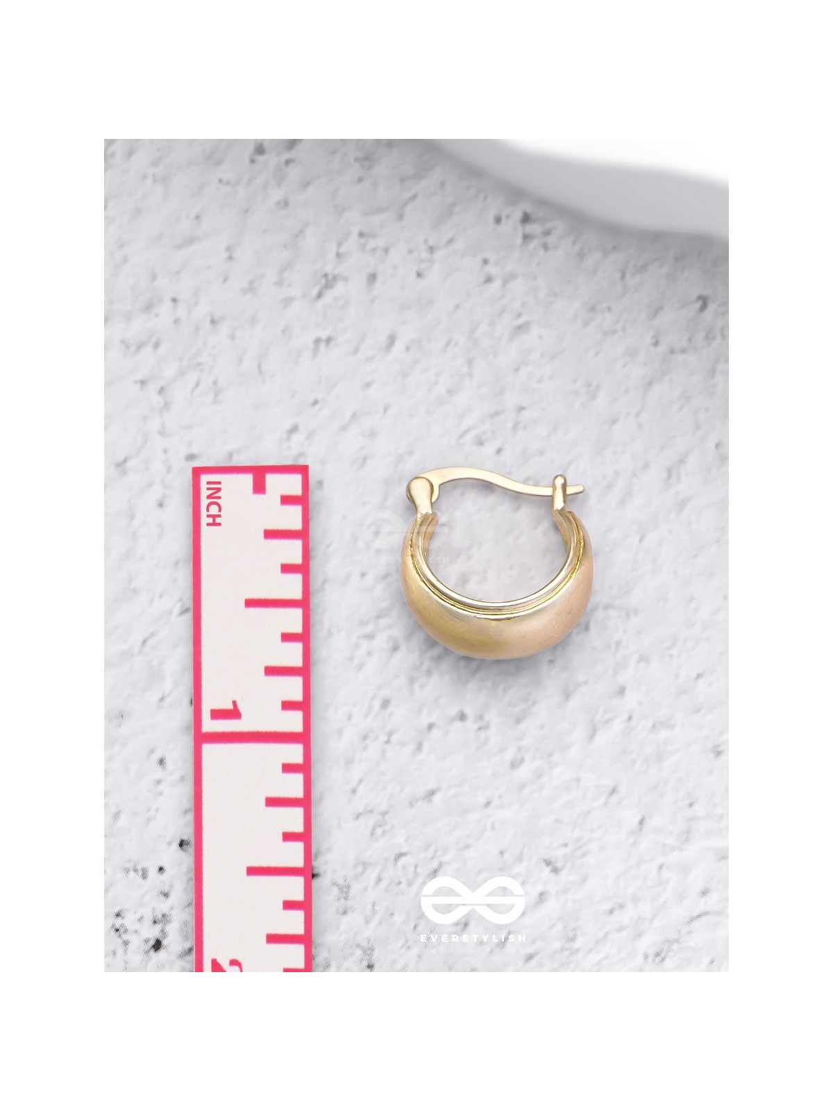 Gilded in Matte - Golden Earrings