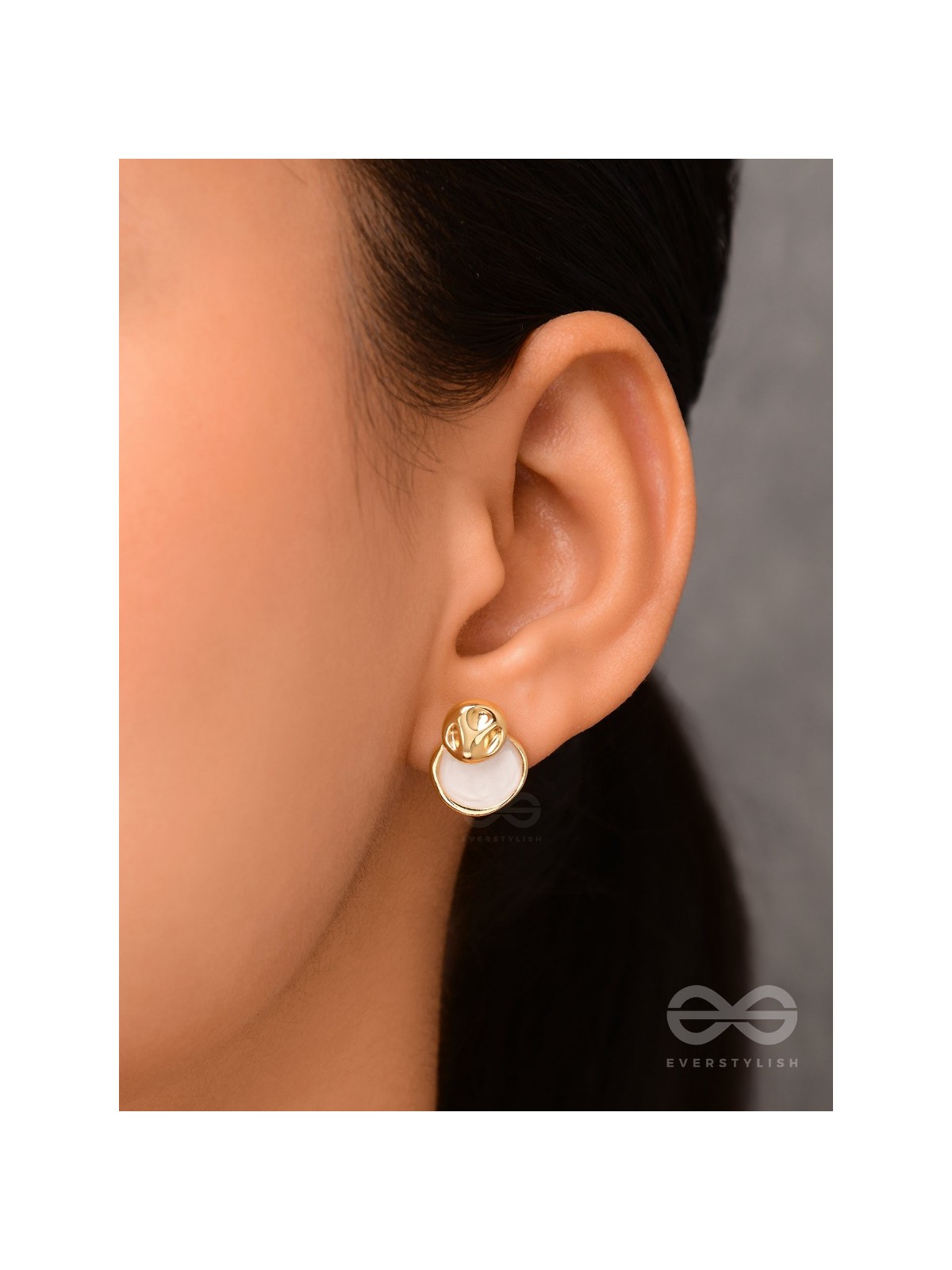 Ivory Dreams - Golden Earrings