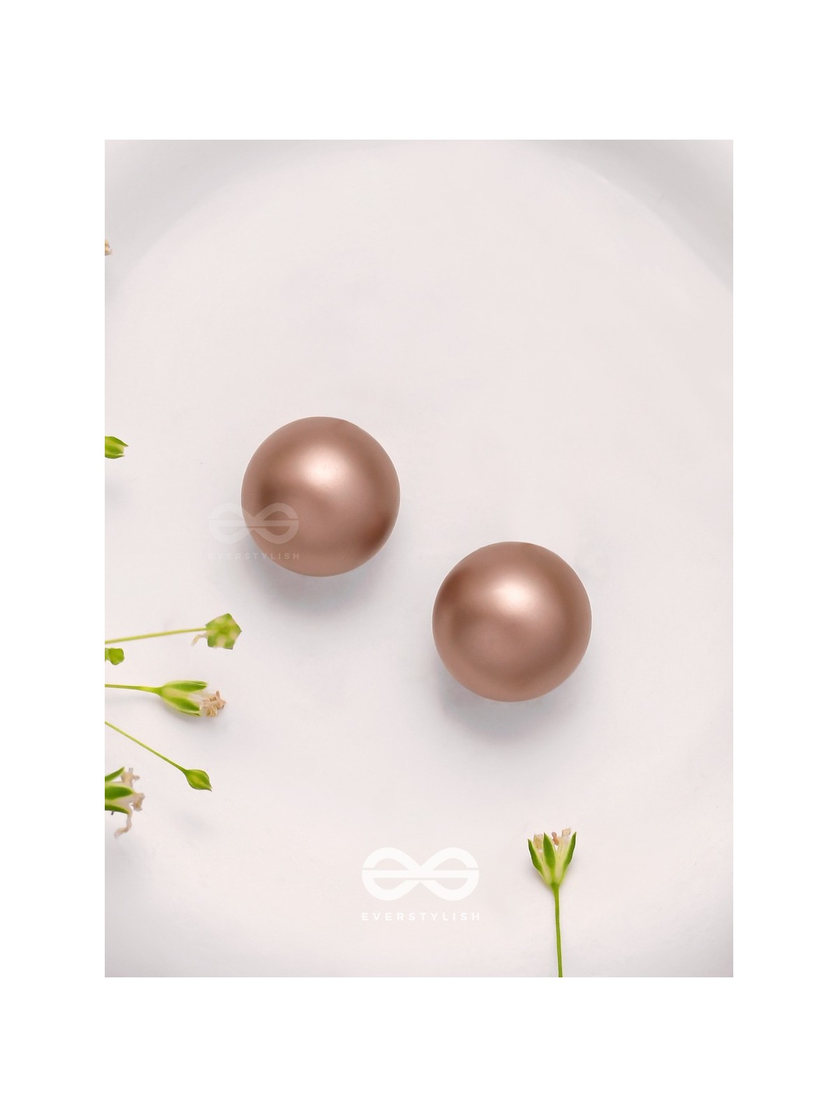 Drop Of Mocha - Casual Stud Earrings