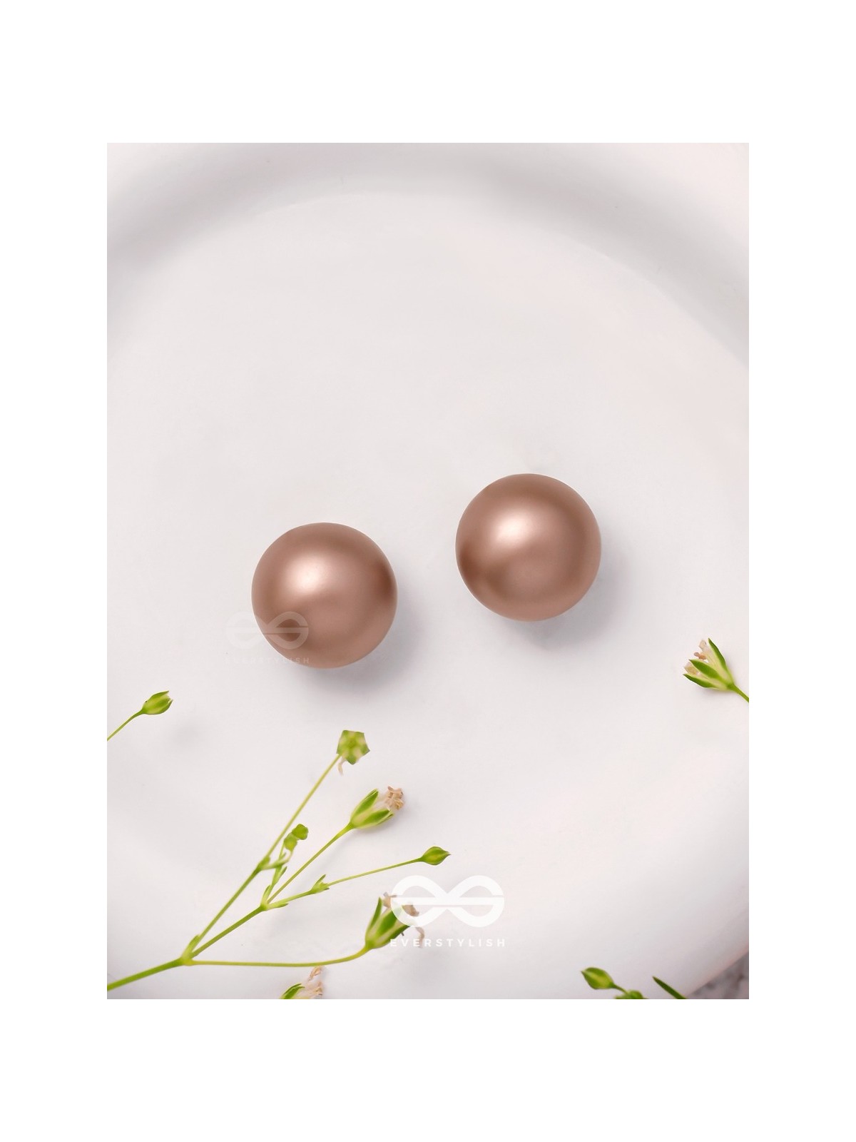 Drop Of Mocha - Casual Stud Earrings