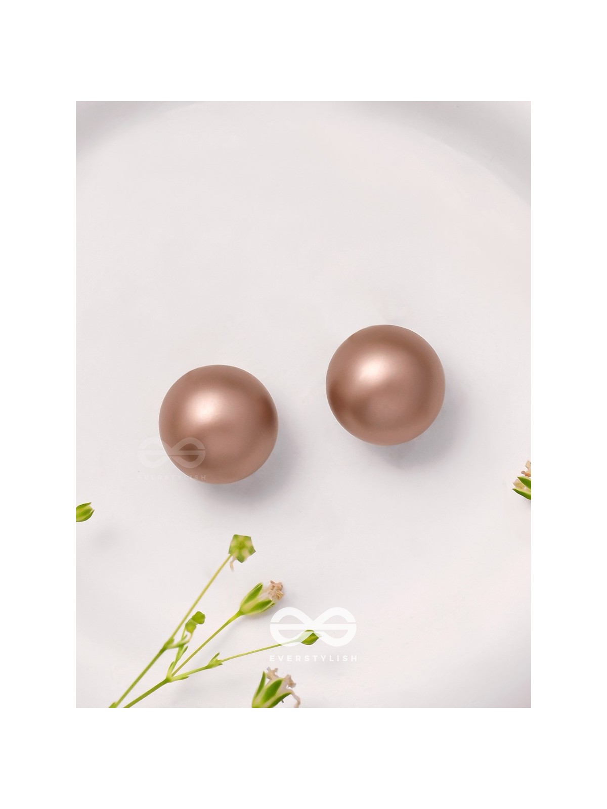 Drop Of Mocha - Casual Stud Earrings