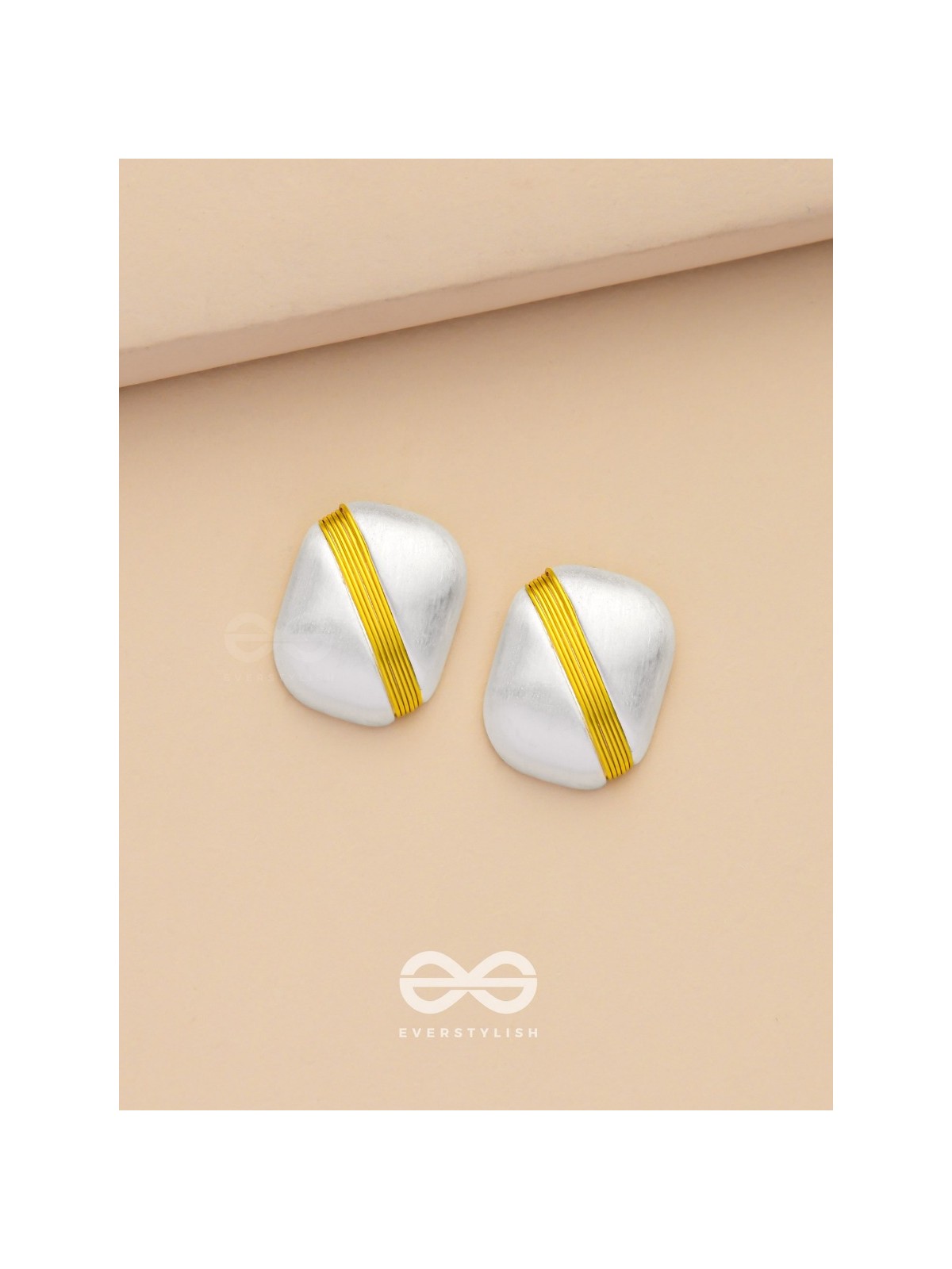 Timeless Nobility - White Stud Earrings