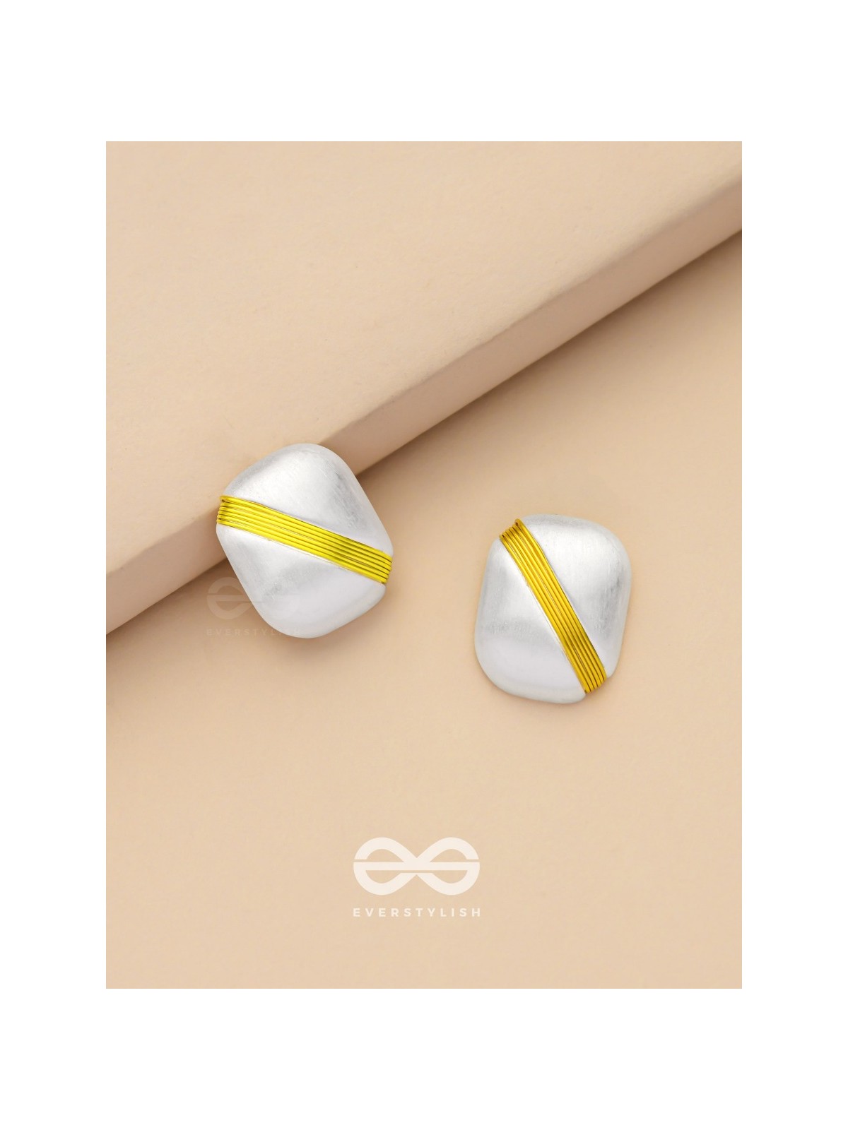 Timeless Nobility - White Stud Earrings