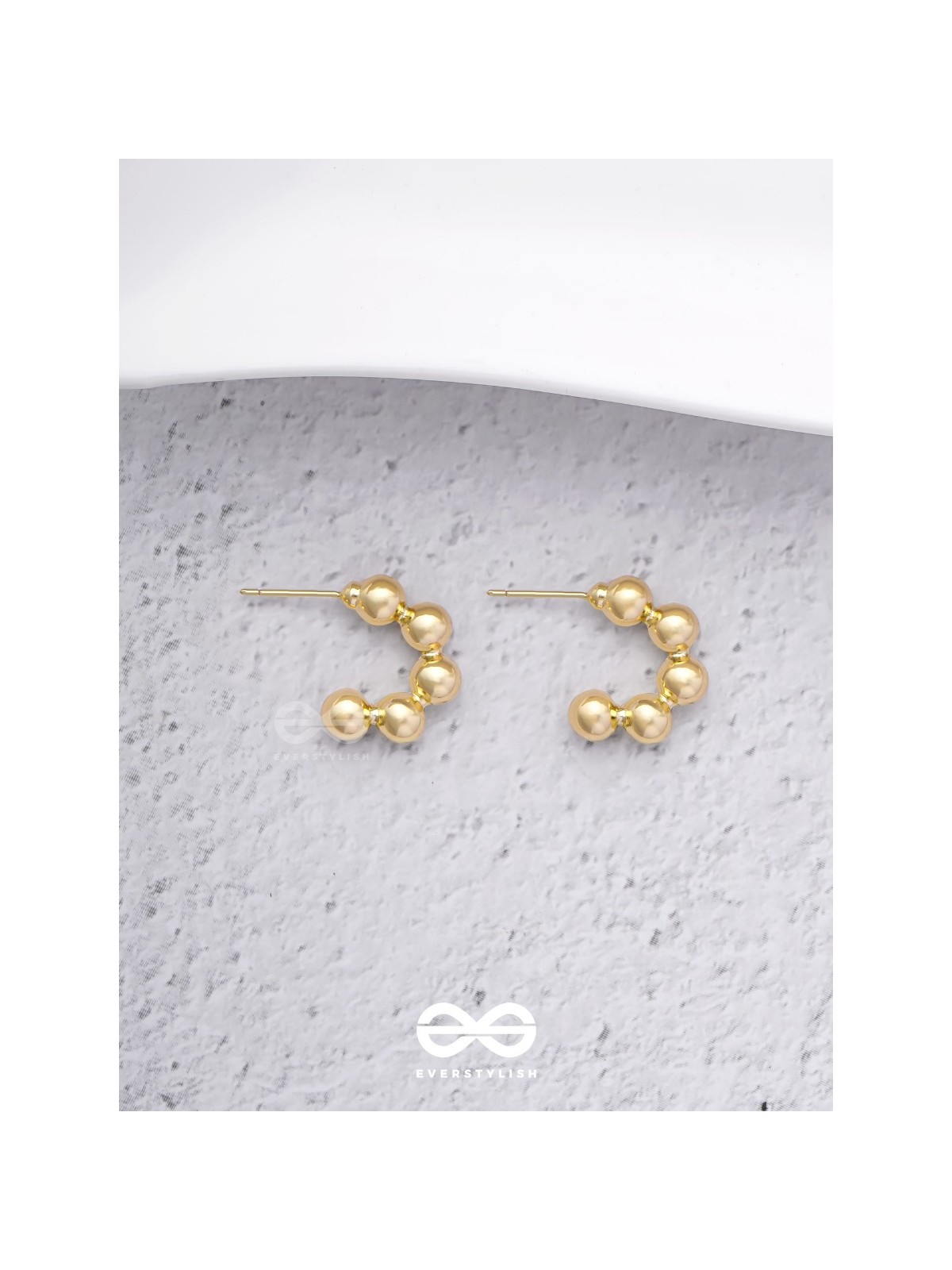 Spell Beads - Classy  Golden  Earrings  