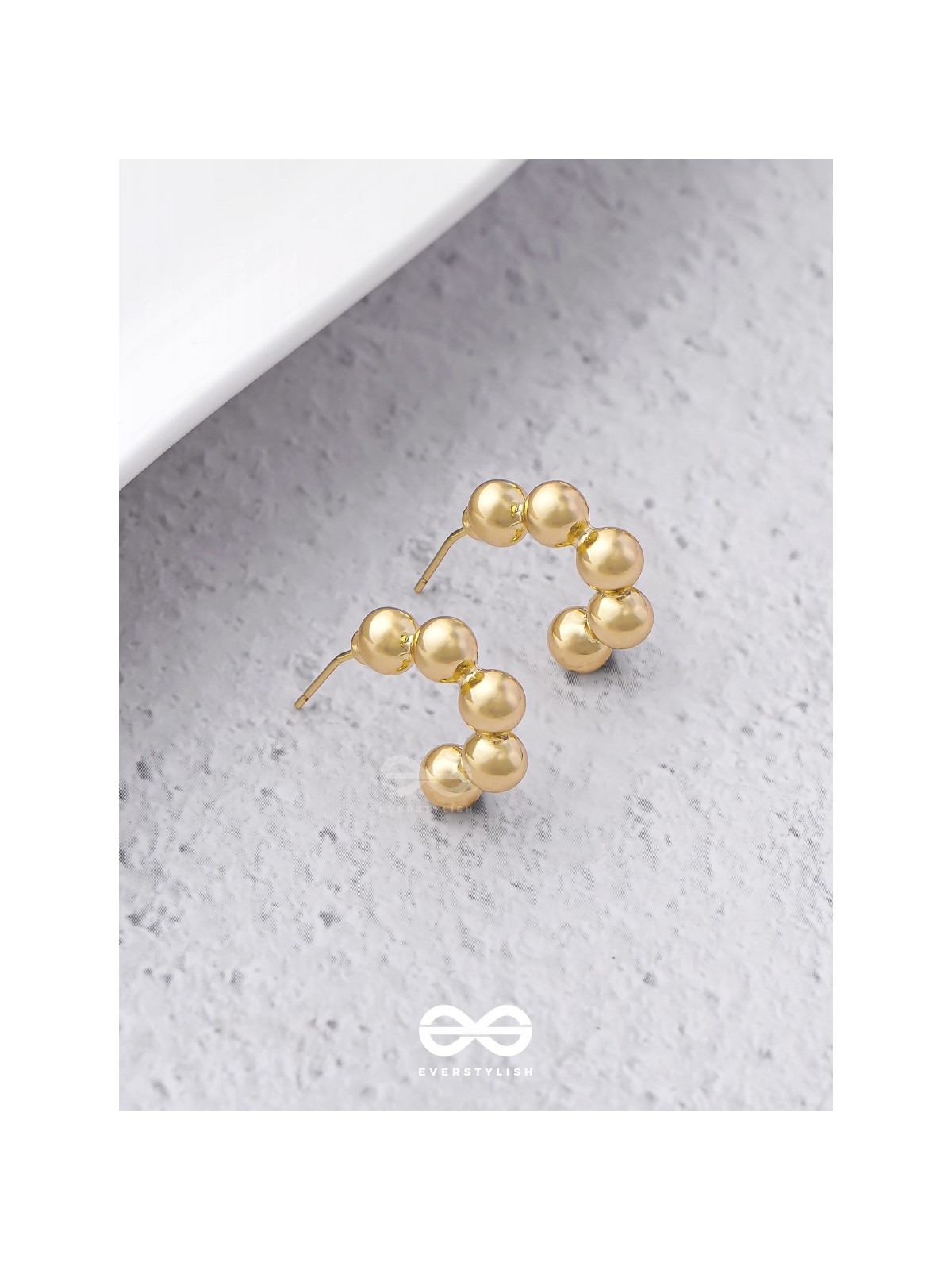 Spell Beads - Classy  Golden  Earrings  