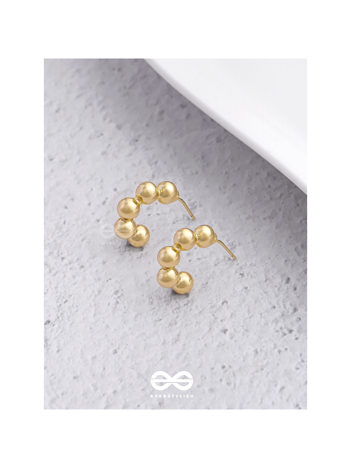 Spell Beads - Classy  Golden  Earrings  
