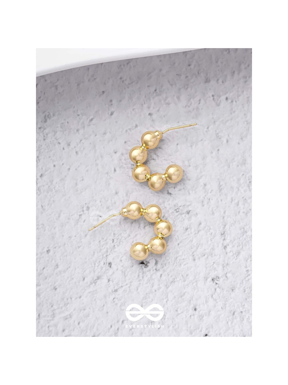 Spell Beads - Classy  Golden  Earrings  
