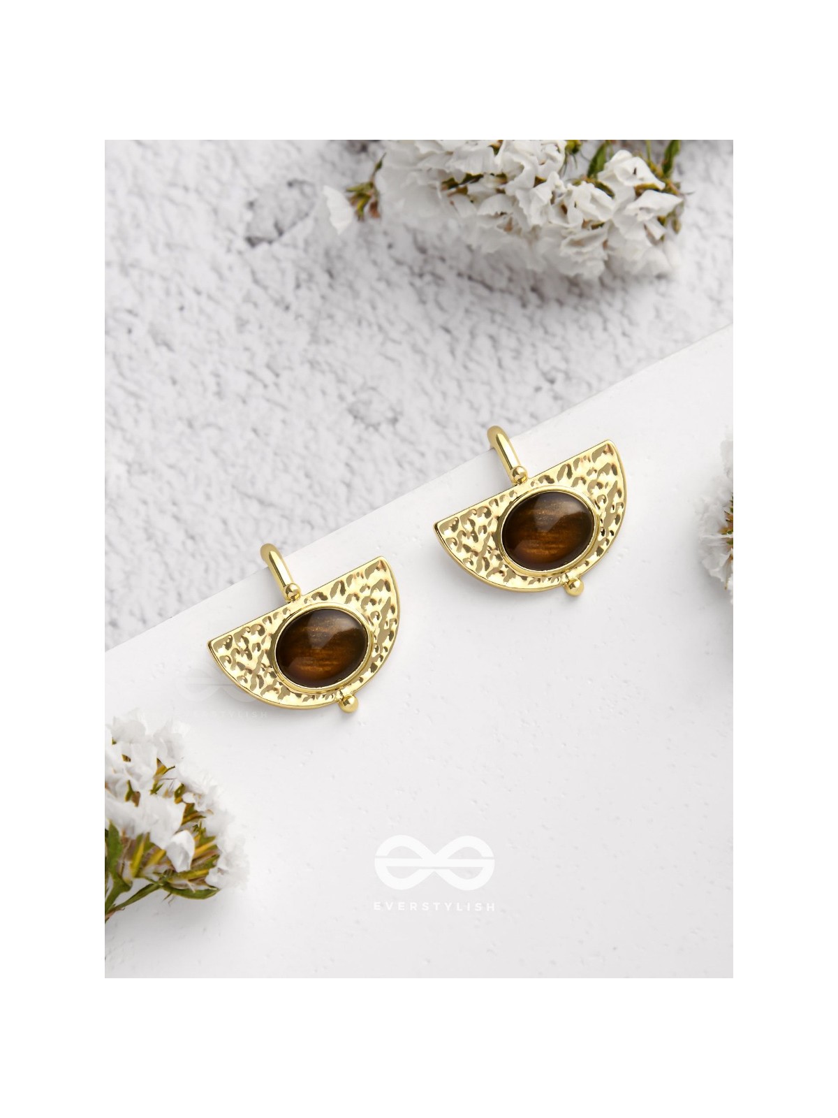 Coffee Bean Beauties - Golden Earrings