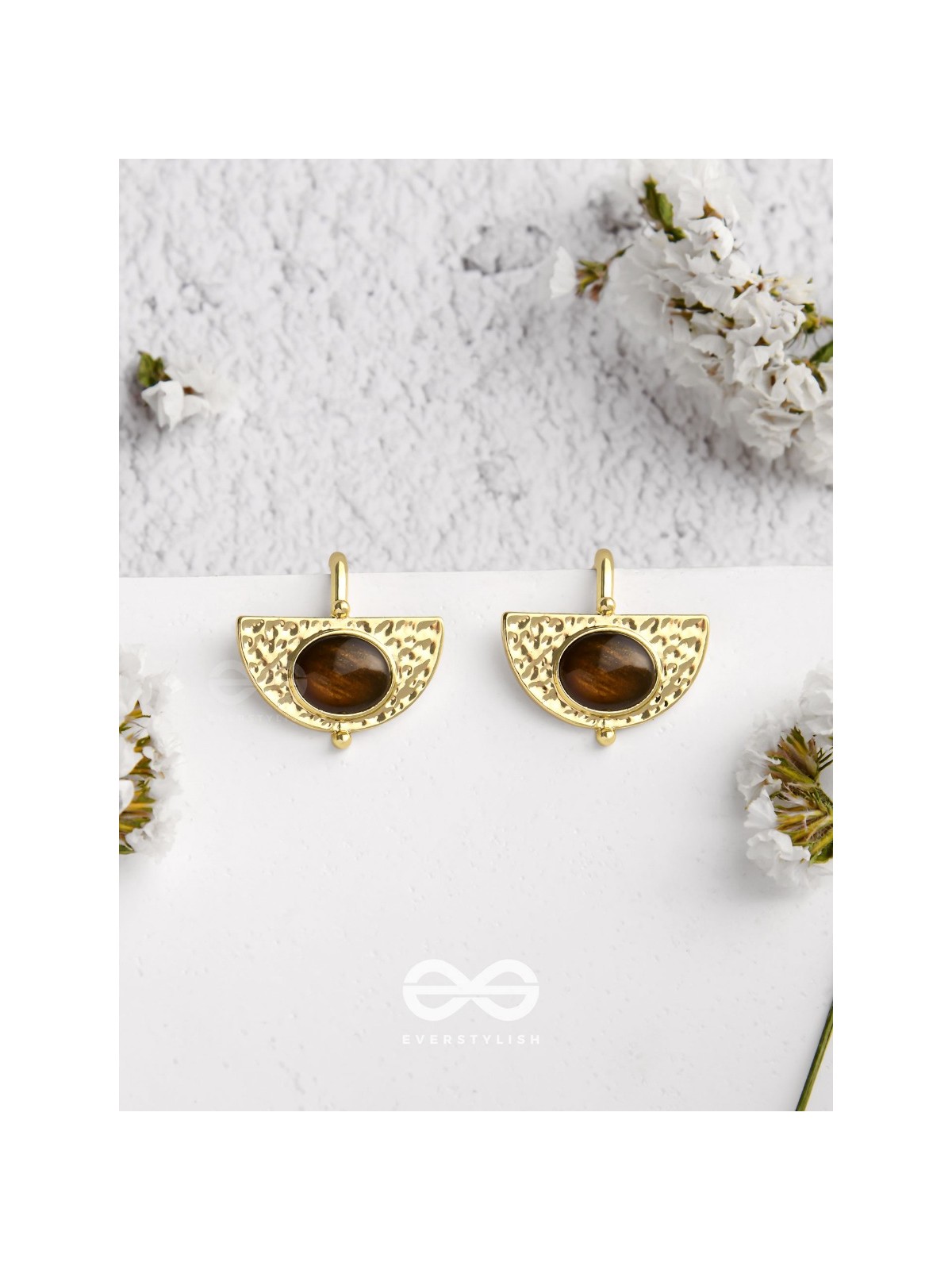 Coffee Bean Beauties - Golden Earrings