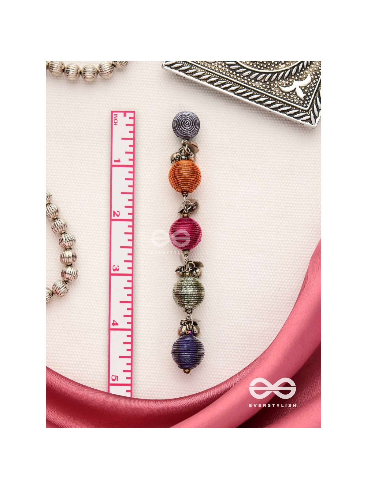 The Musical Threads - Oxidised Earrings