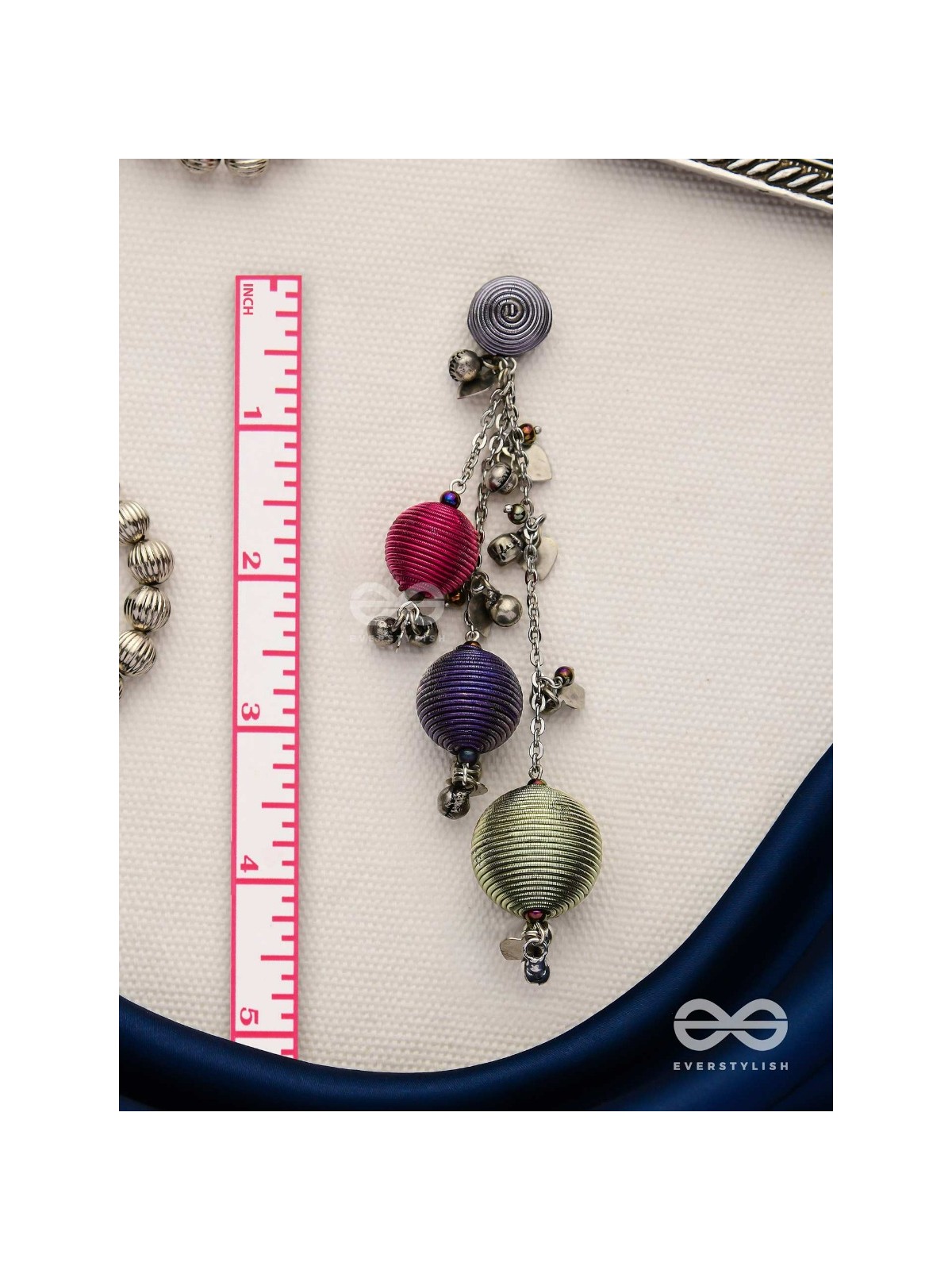 The Bouncy Baubles - Oxidised Earrings