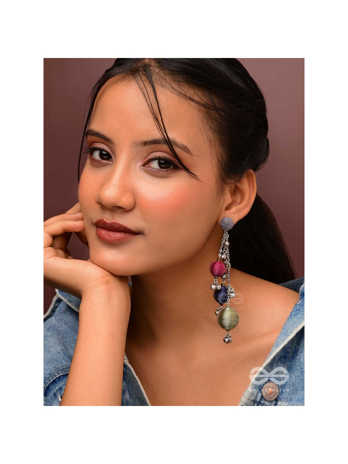 The Bouncy Baubles - Oxidised Earrings