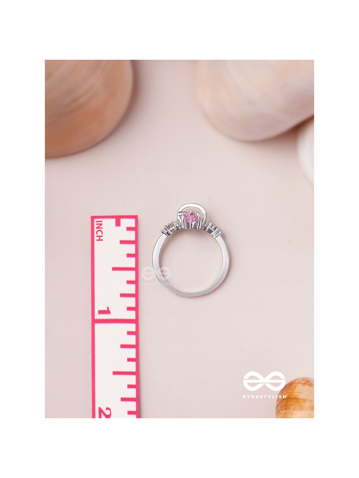 The Celestial Affection - Silver Cubic Zirconia Ring
