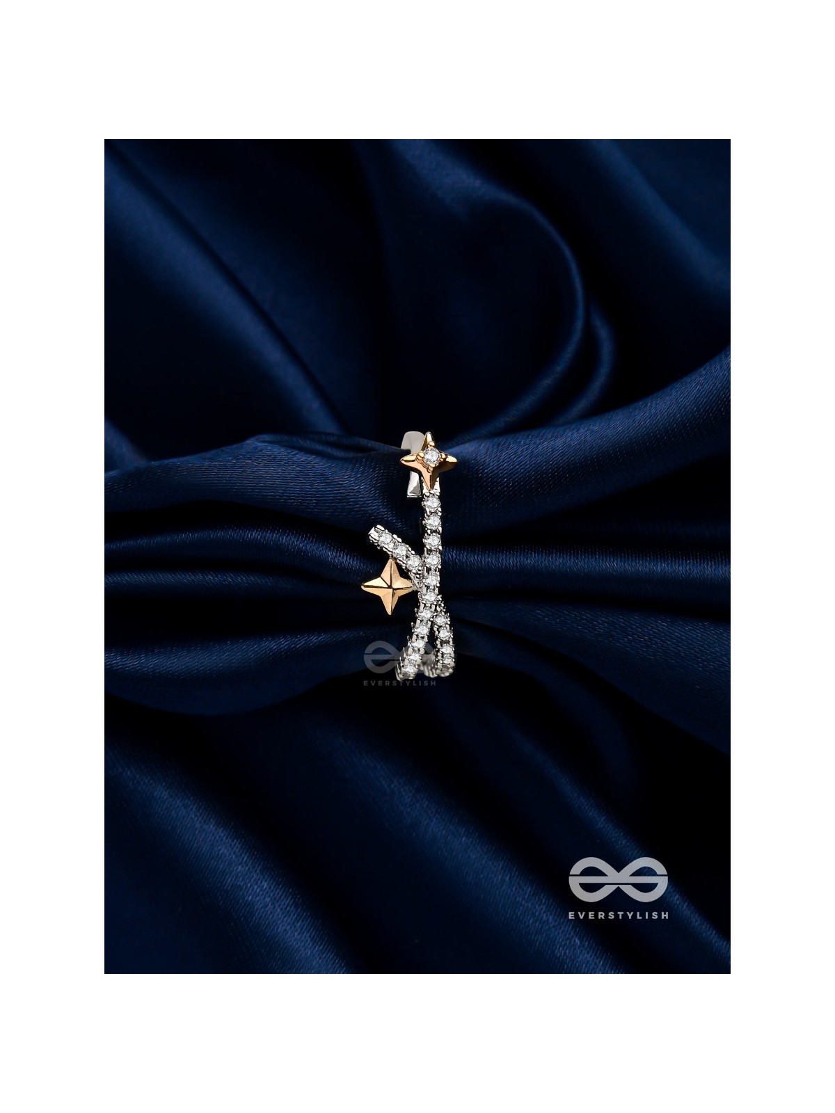 The Shooting Stars - Silver Cubic Zirconia Ring